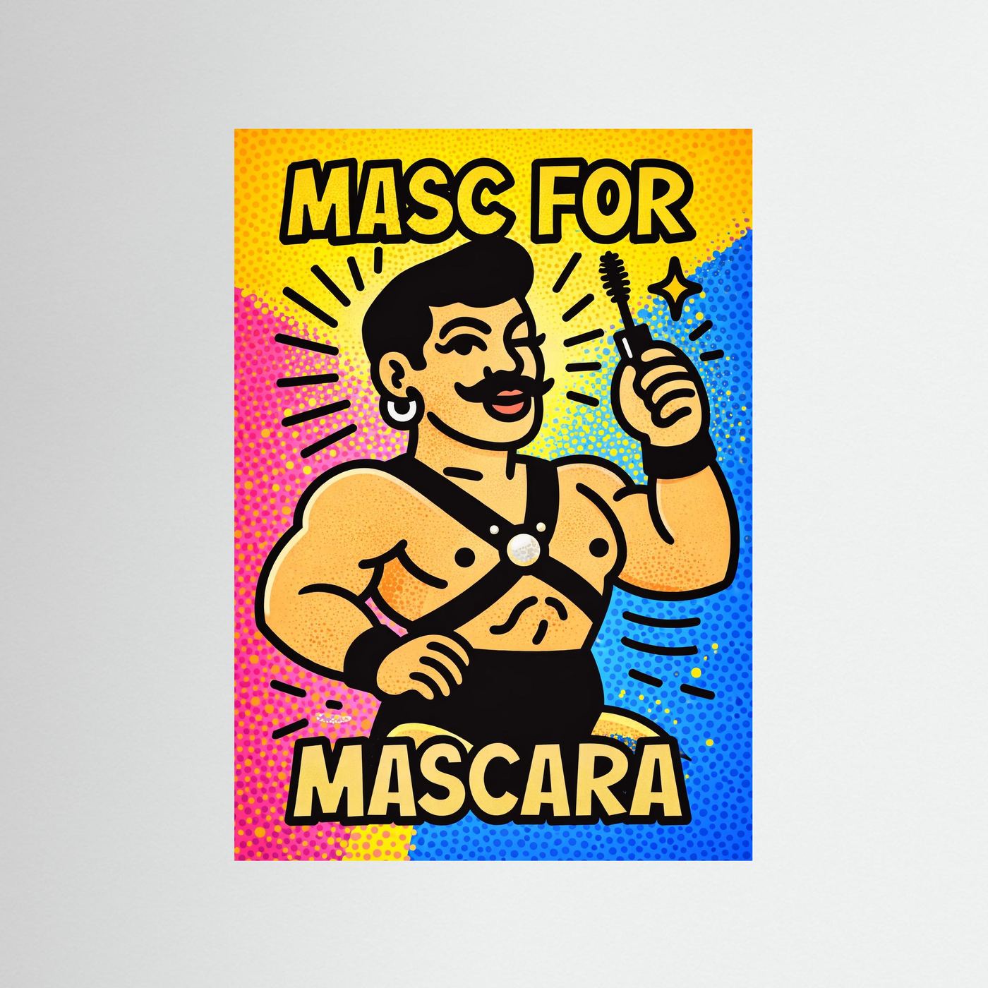 Masc for Mascara (Halftone Ver.) | Fine Art Paper