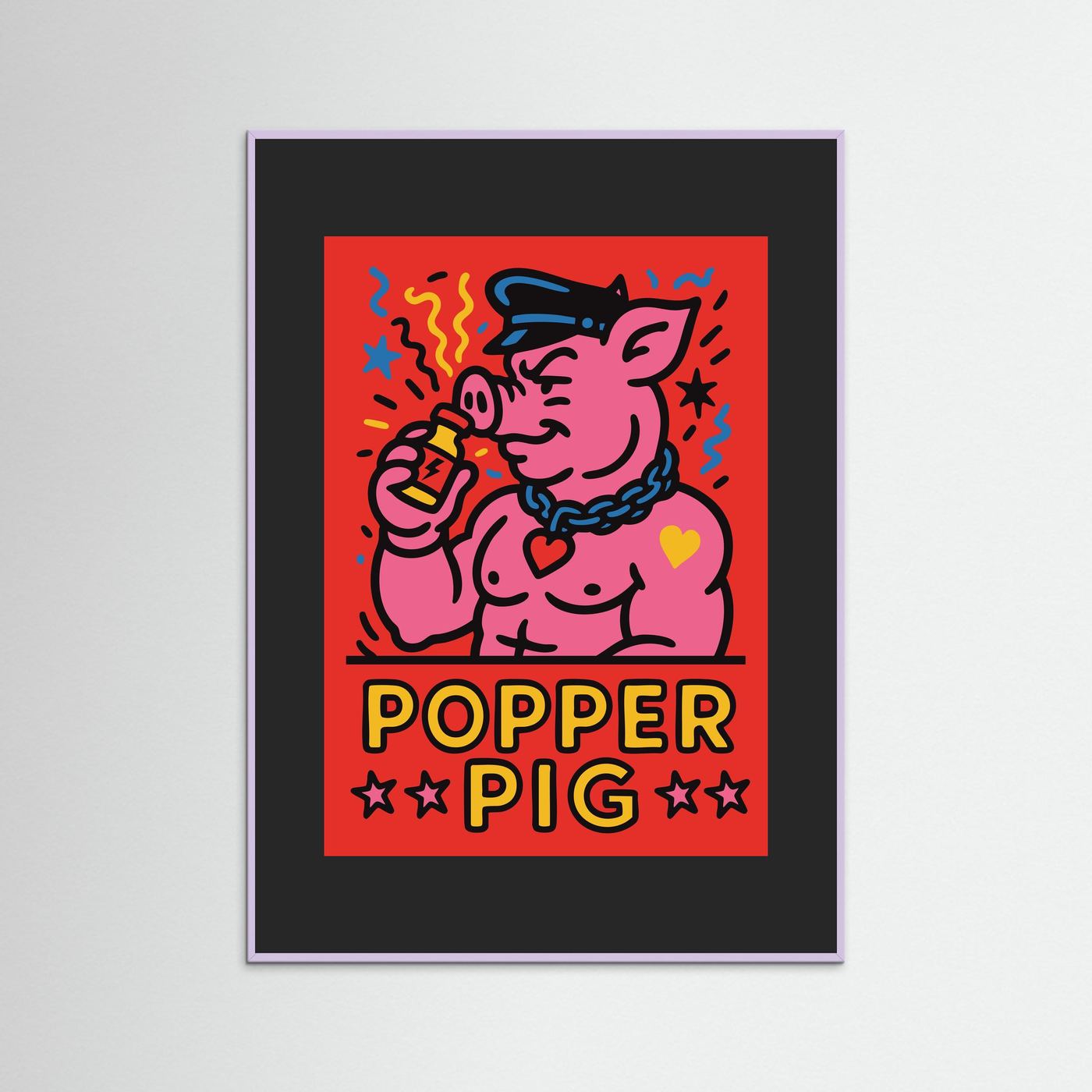 Popper Pig | Fine Art Paper
