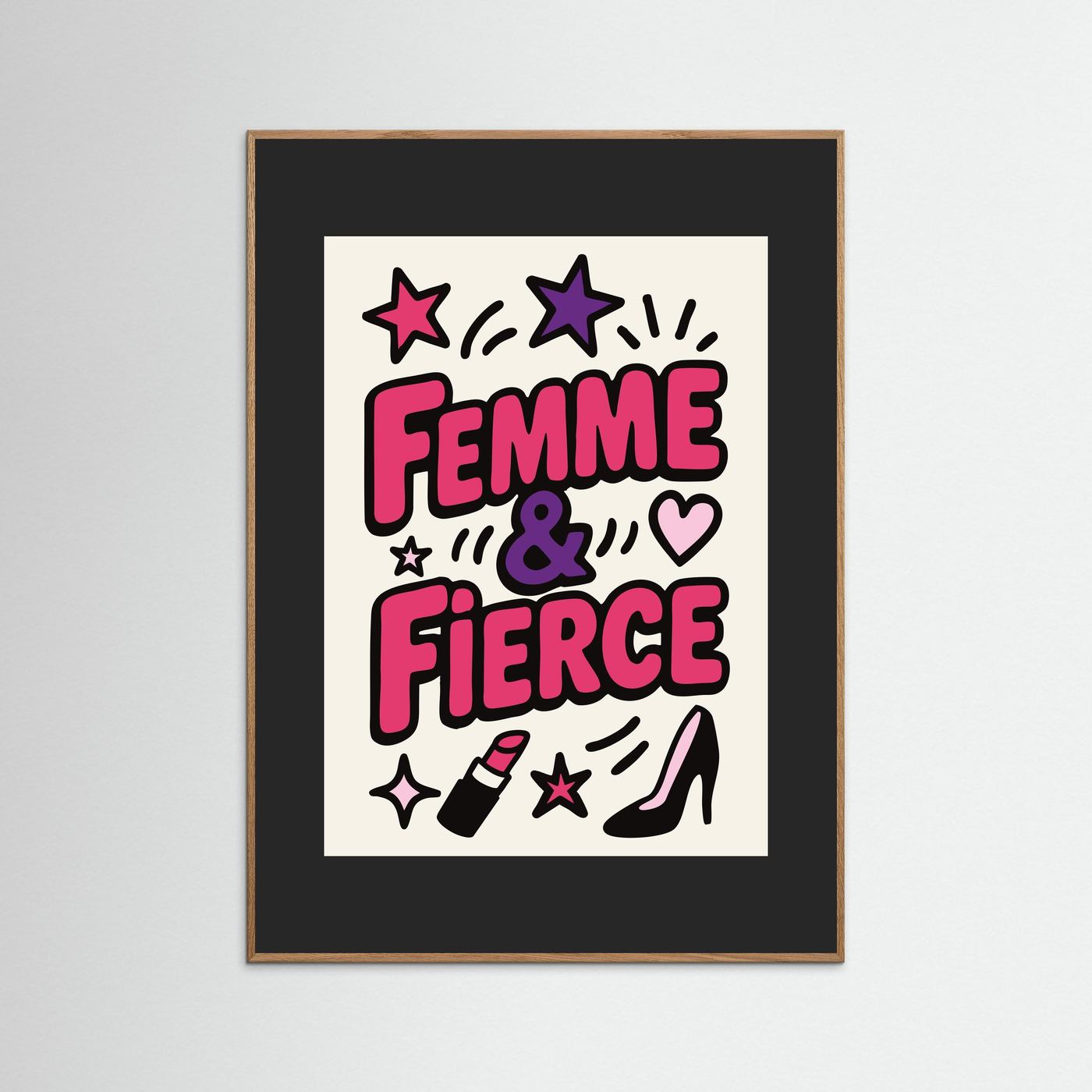 Femme & Fierce | Fine Art Paper