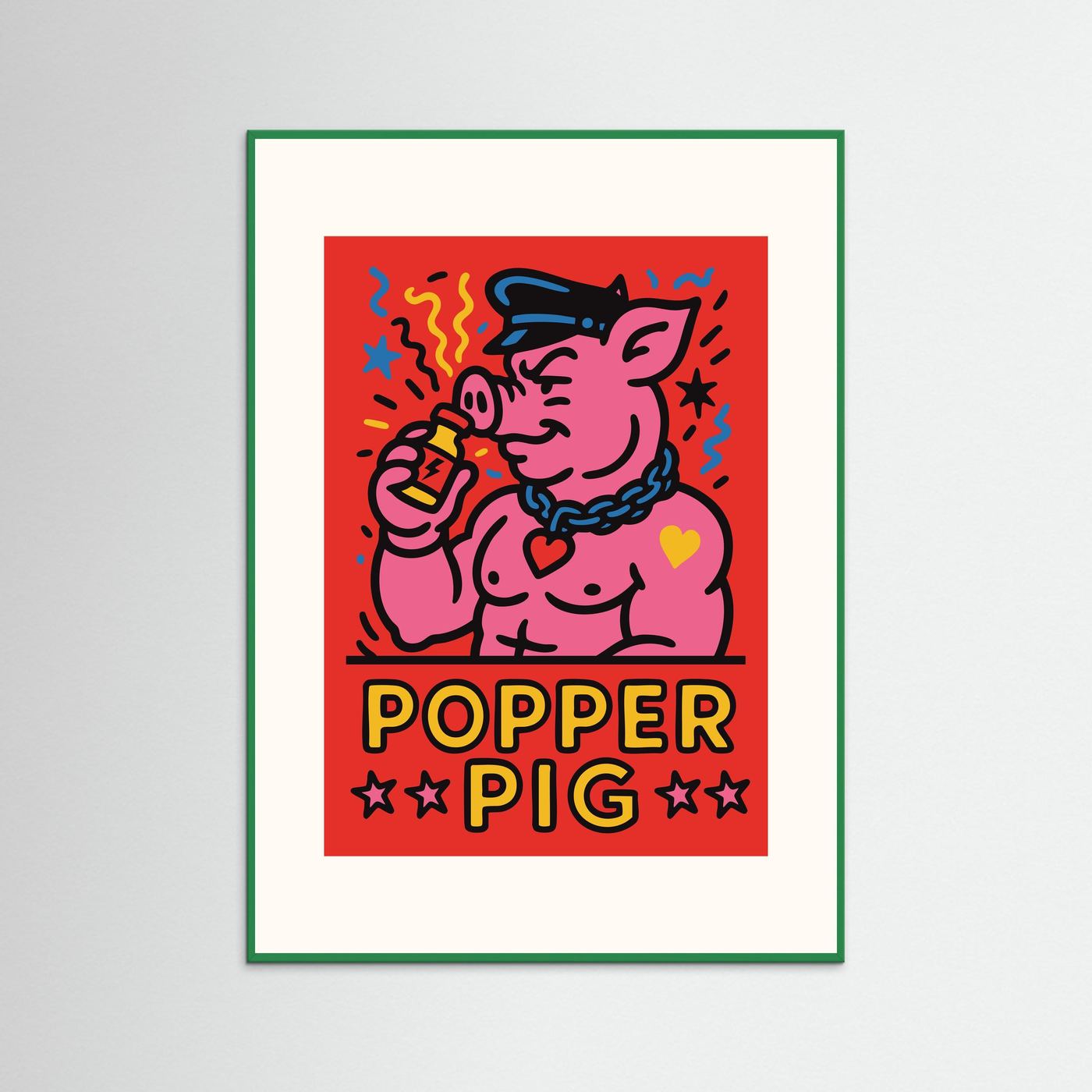 Popper Pig | Fine Art Paper