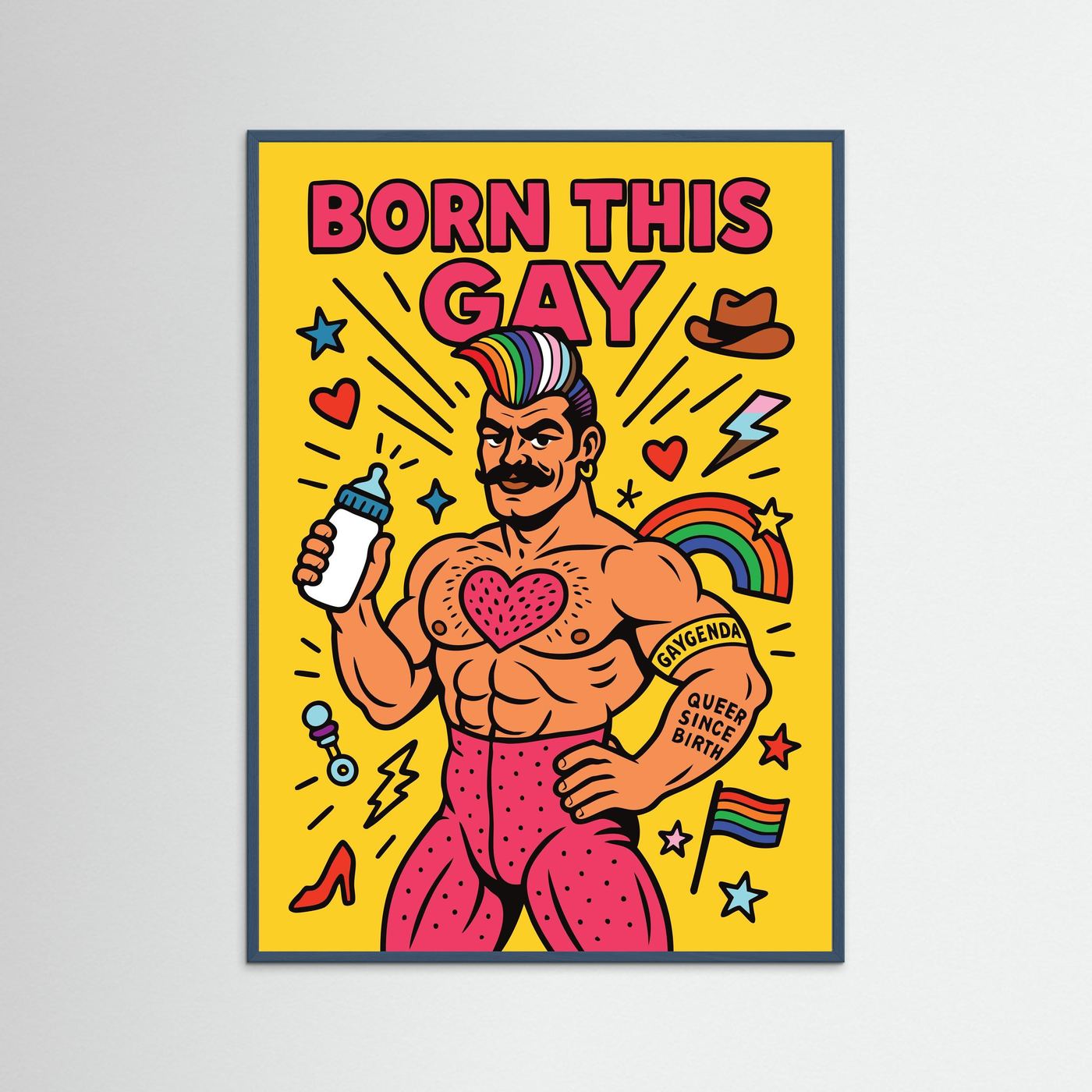 Born This Gay | Fine Art Paper