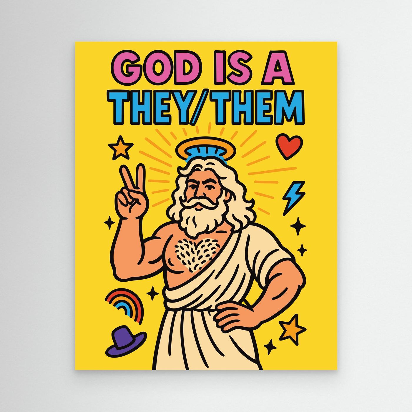 God is a They/Them | Canvas