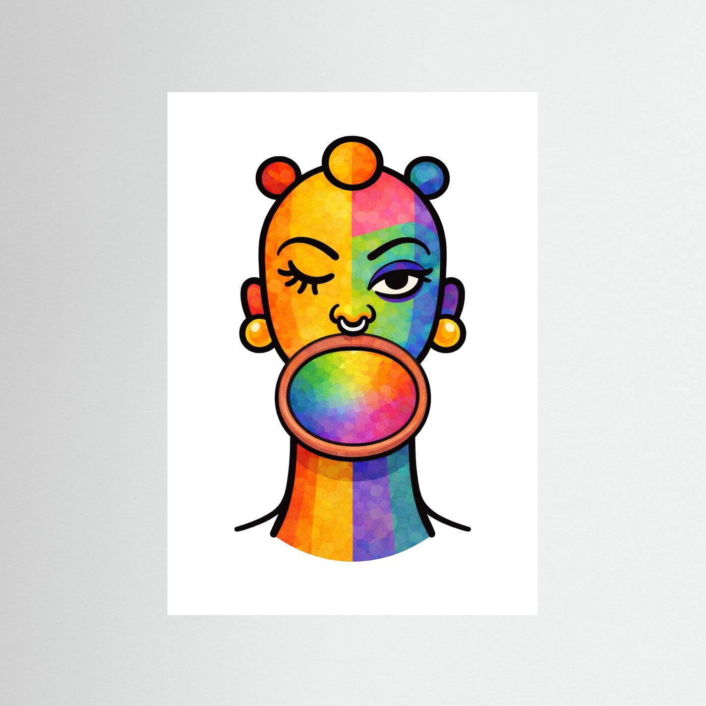 Adournment - Tryptich: Mursi | Fine Art Paper