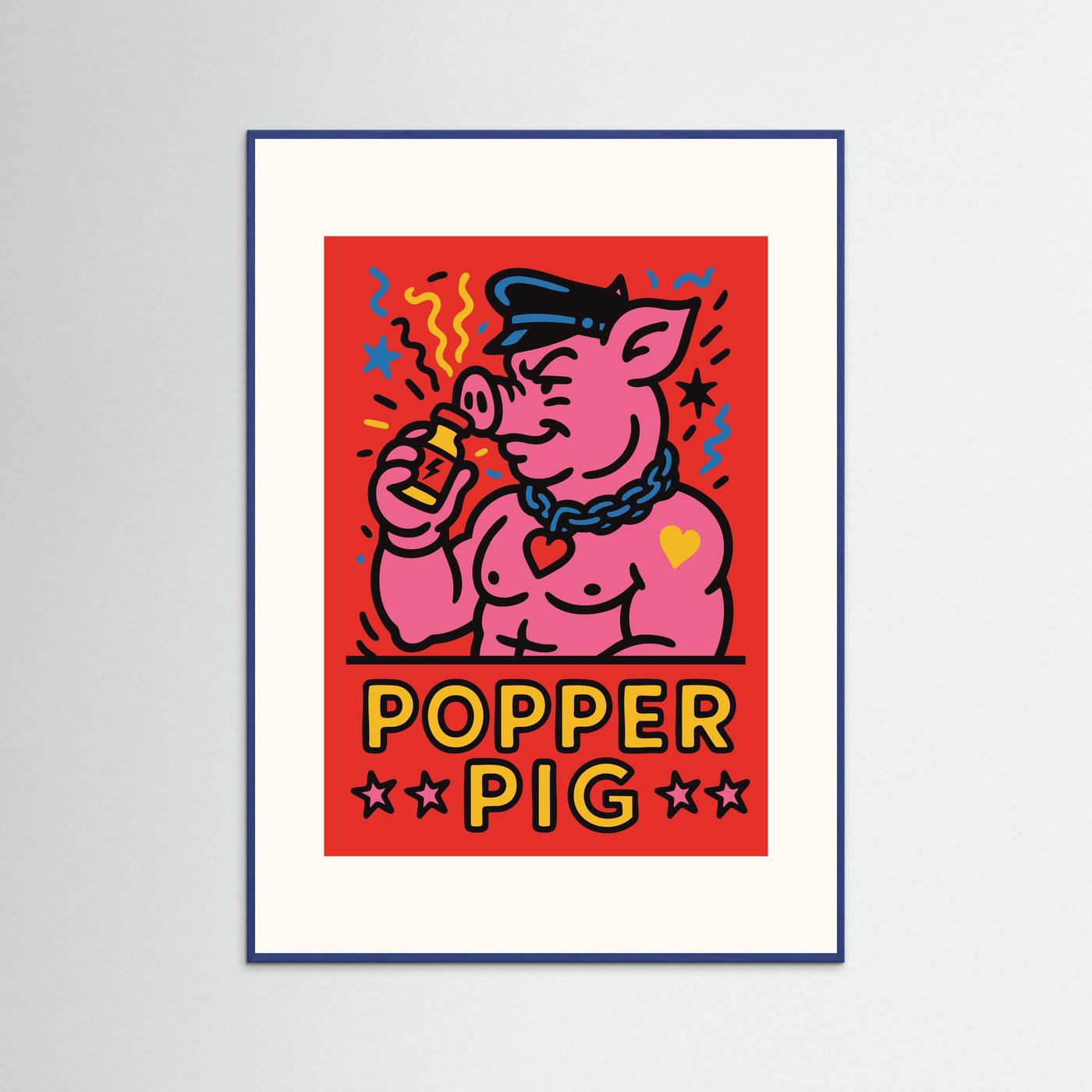 Popper Pig | Fine Art Paper