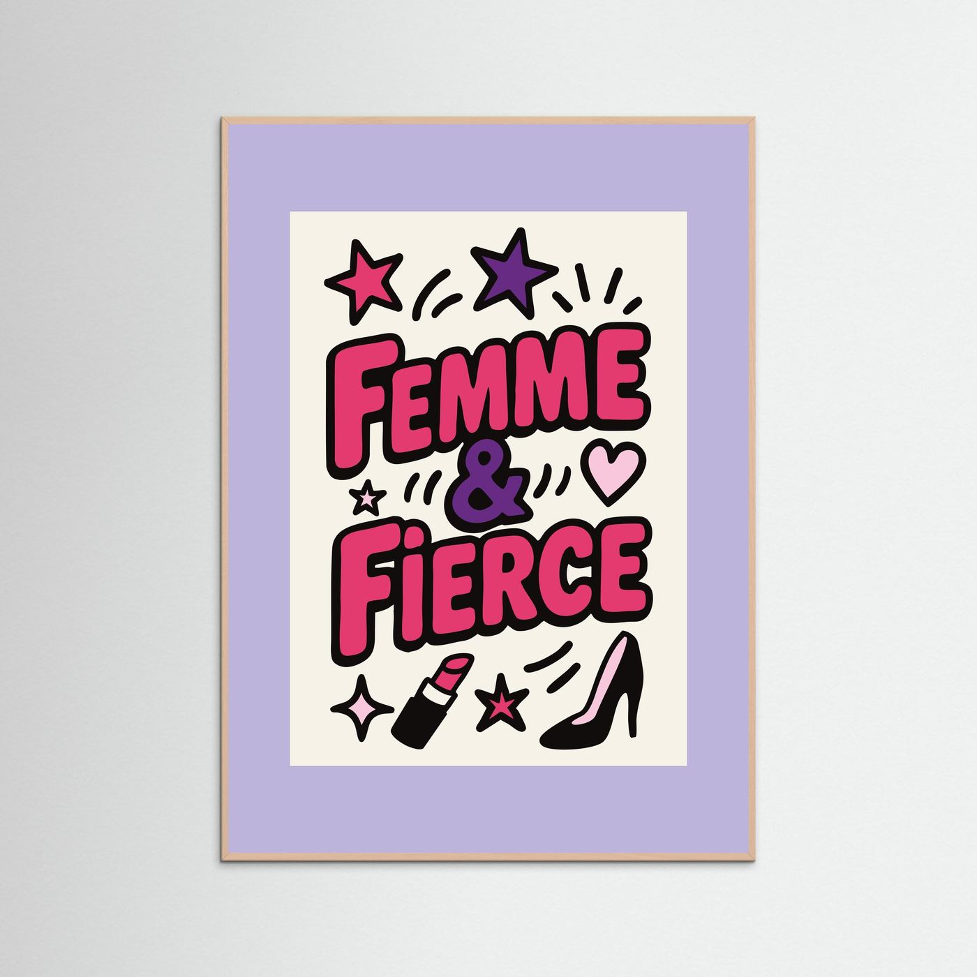 Femme & Fierce | Fine Art Paper