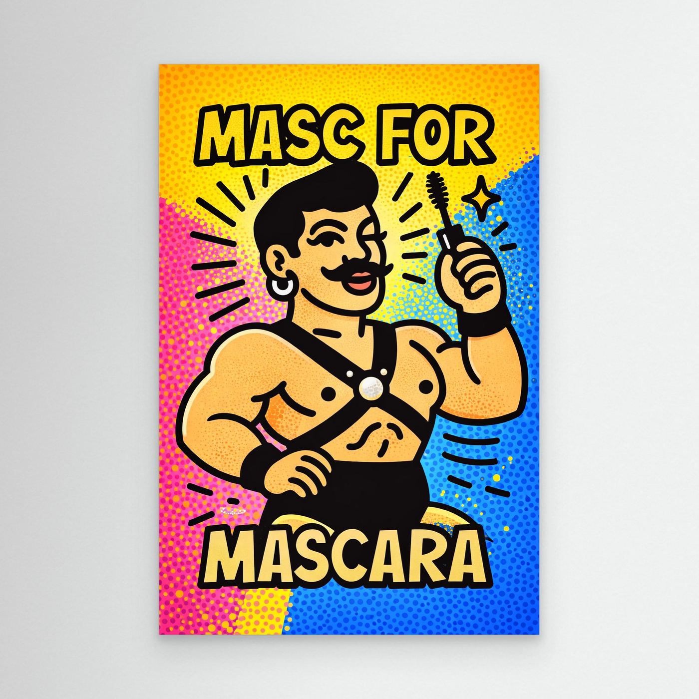 Mer-Masc (Halftone Ver.) | Canvas