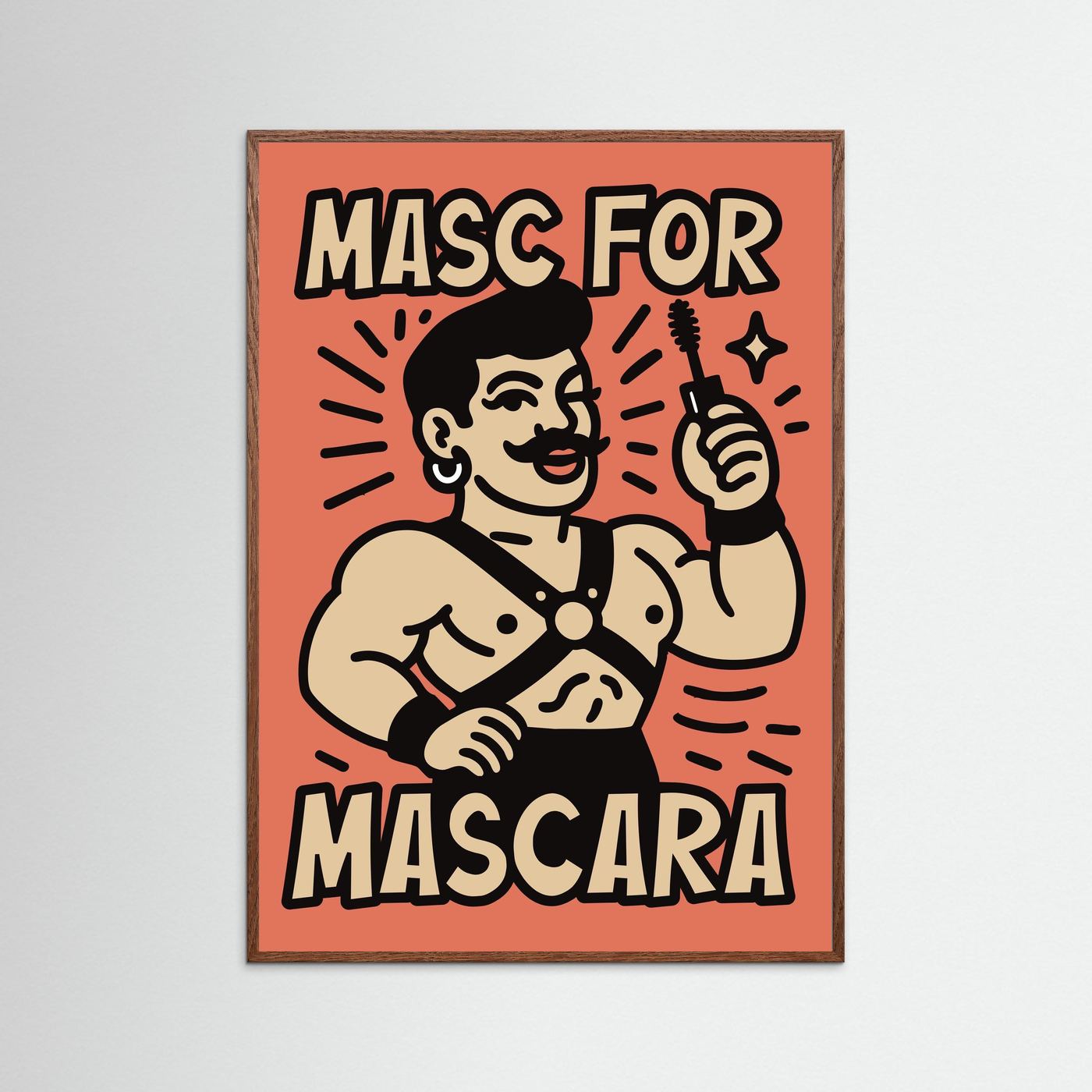 Masc for Mascara | Fine Art Paper