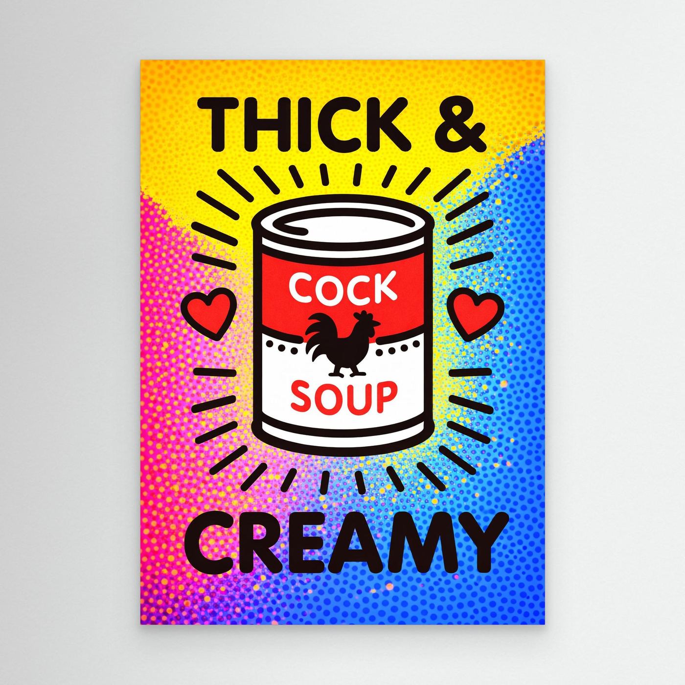 Thick & Creamy (Halftone Ver.) | Canvas