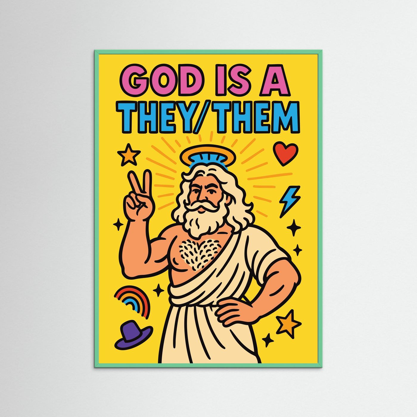 God is a They/Them | Fine Art Paper