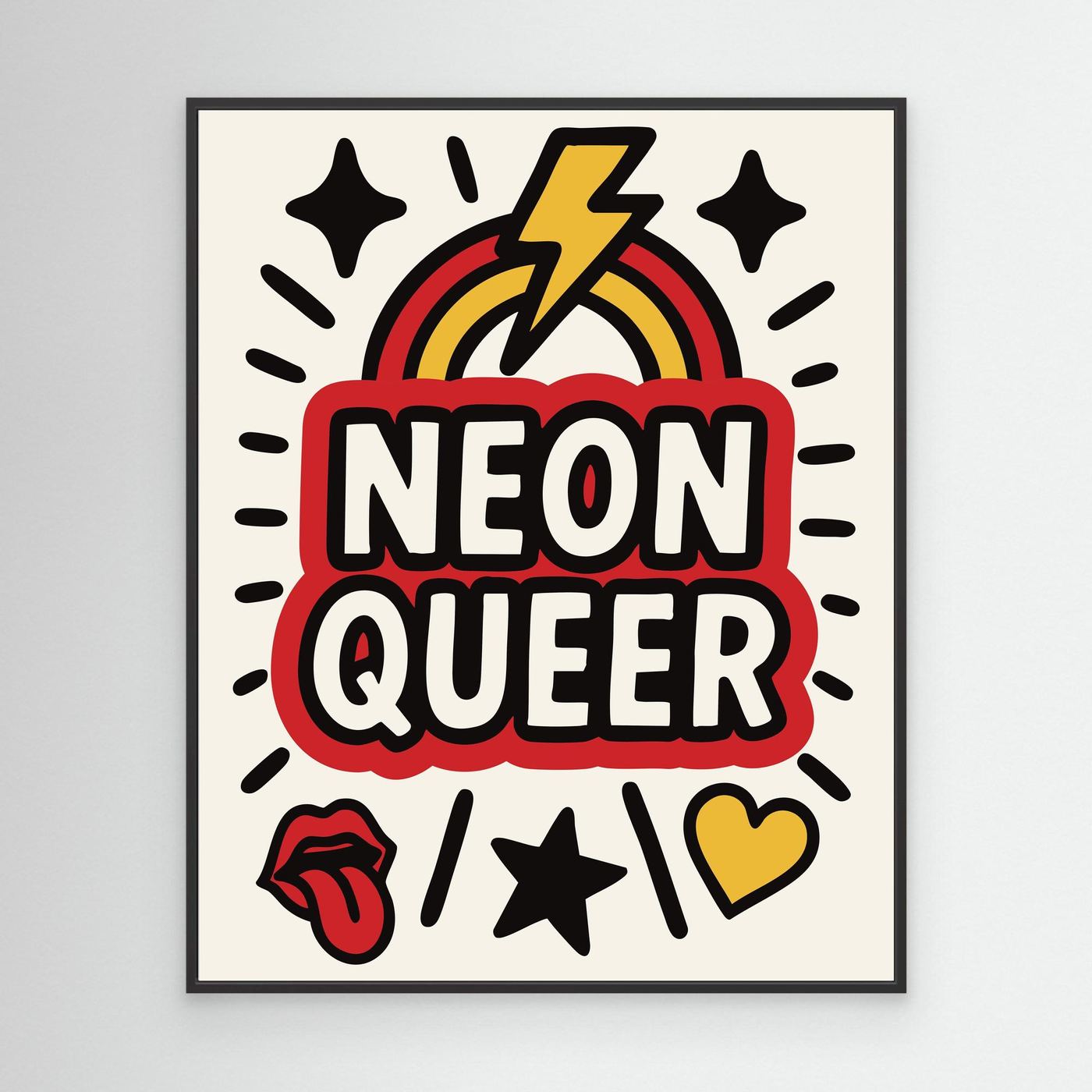 NeonQueer Love in LED | Canvas