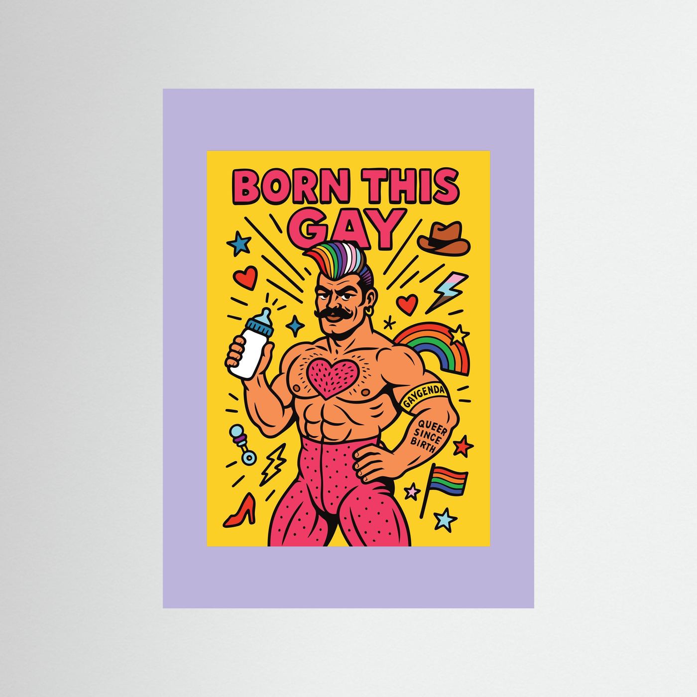 Born This Gay | Fine Art Paper