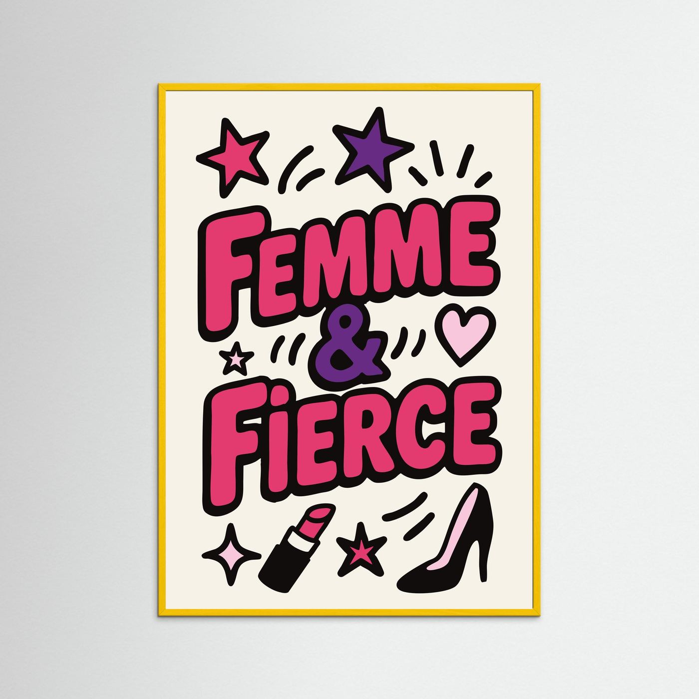 Femme & Fierce | Fine Art Paper