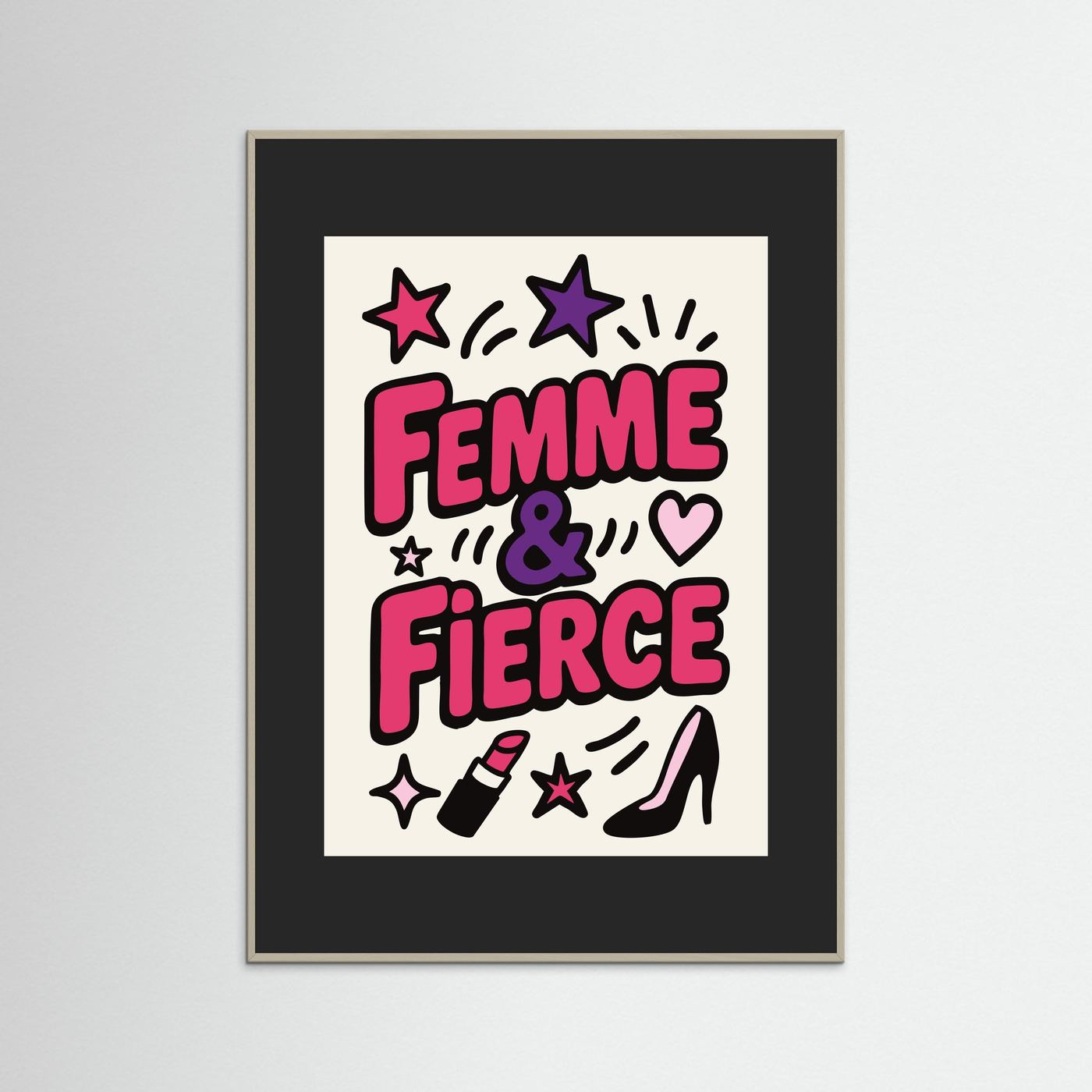 Femme & Fierce | Fine Art Paper