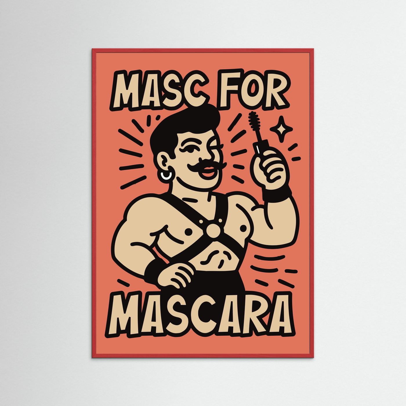 Masc for Mascara | Fine Art Paper
