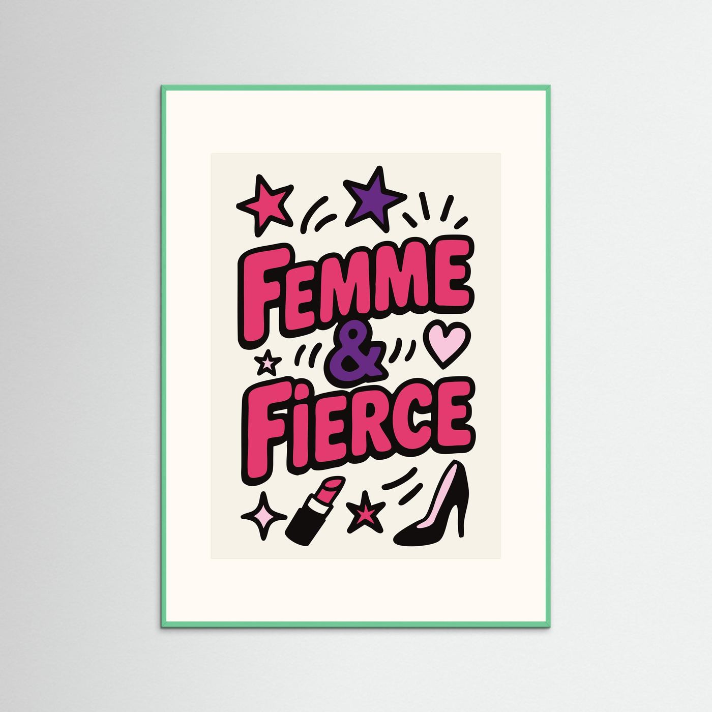 Femme & Fierce | Fine Art Paper