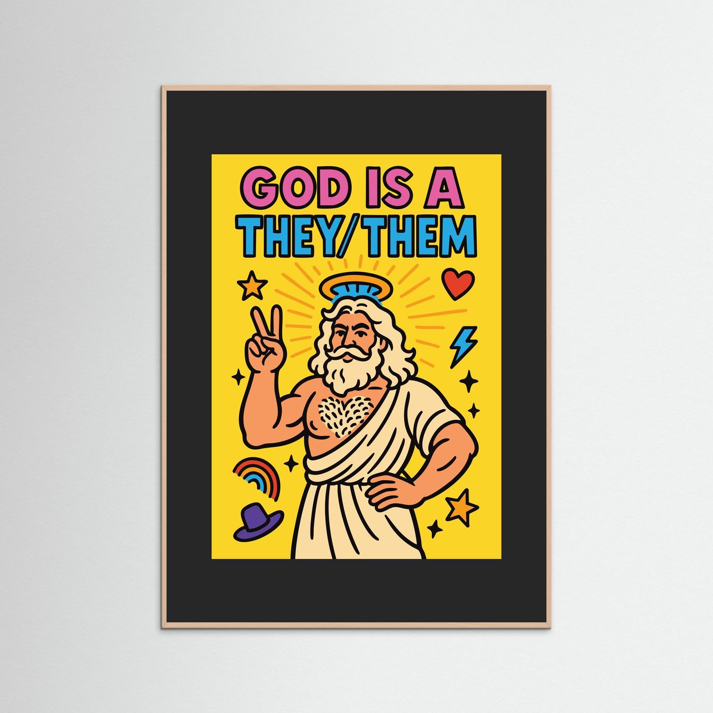 God is a They/Them | Fine Art Paper