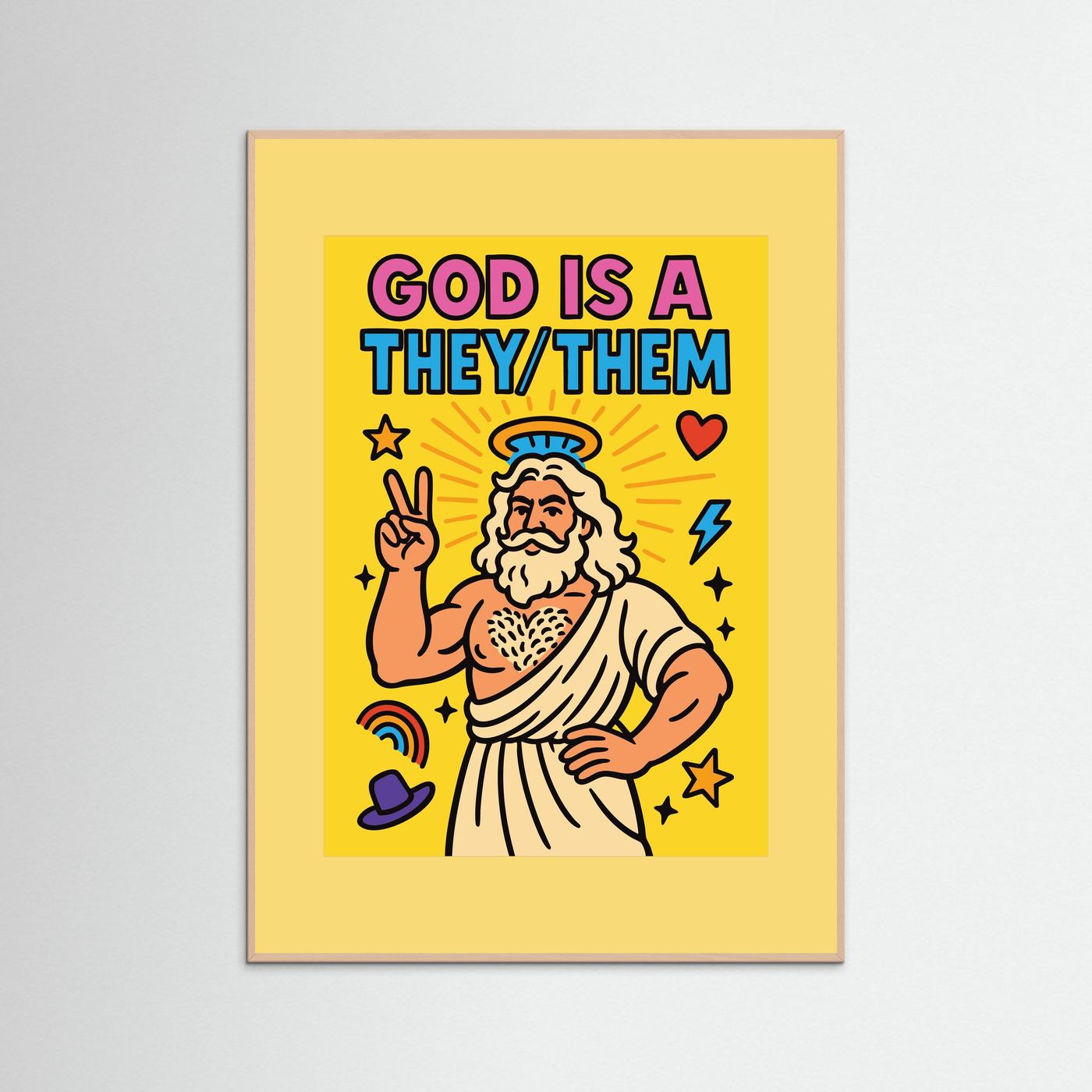 God is a They/Them | Fine Art Paper