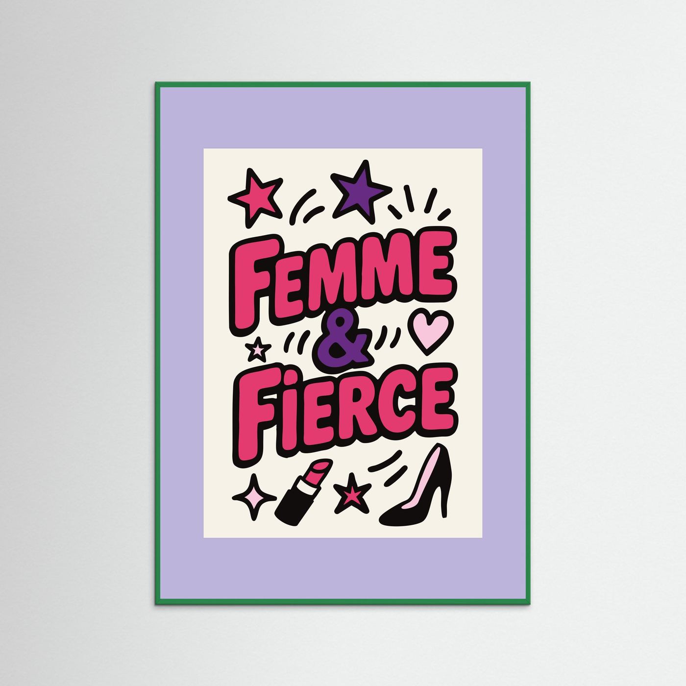 Femme & Fierce | Fine Art Paper