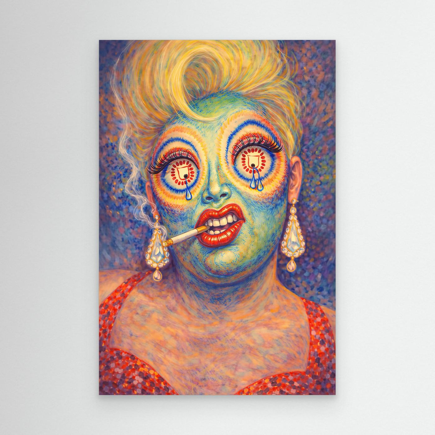 Icons on Acid: Last Cigarette | Canvas