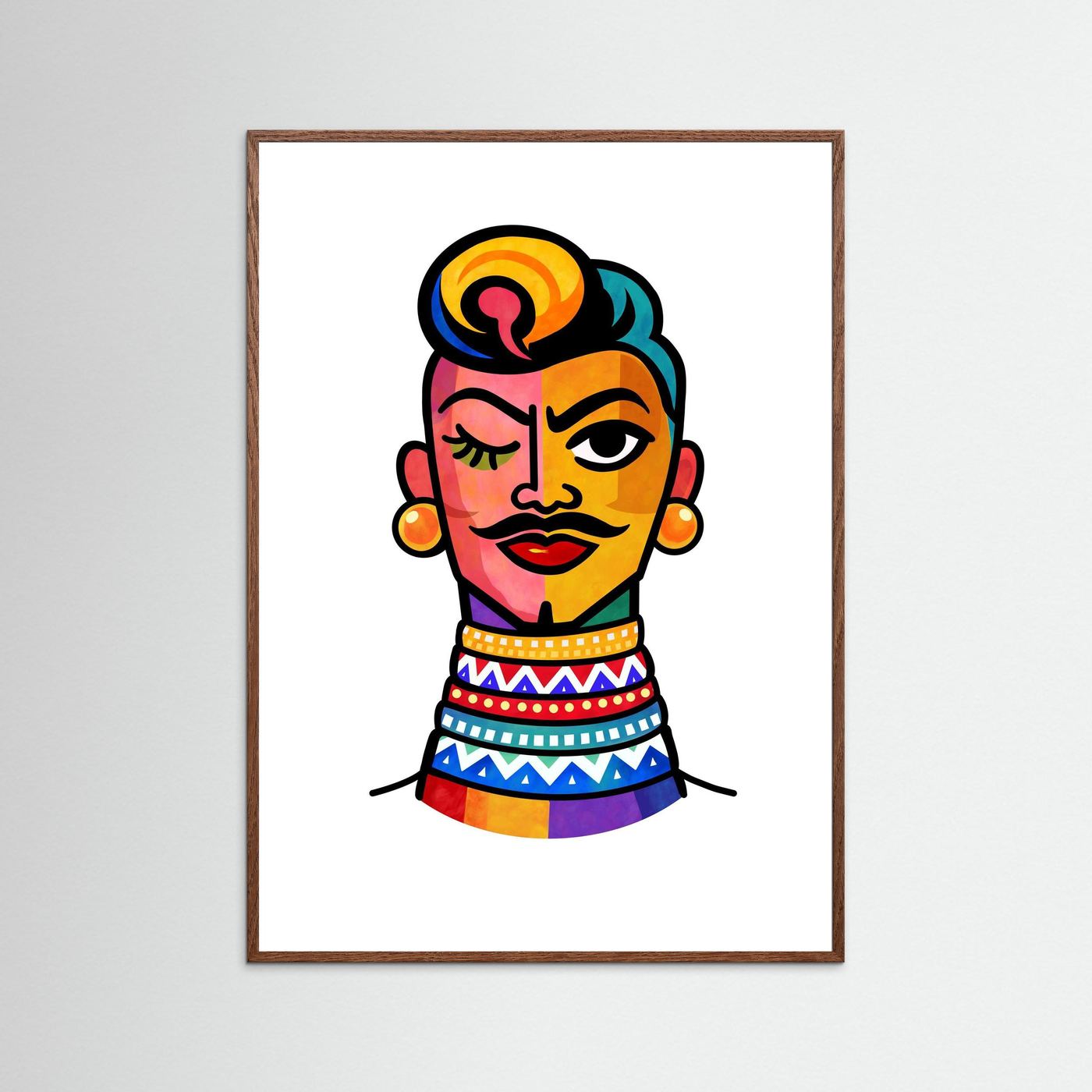 Adournment - Tryptich: Ndebele | Fine Art Paper