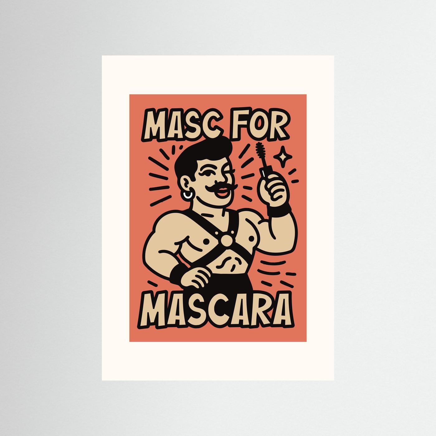 Masc for Mascara | Fine Art Paper