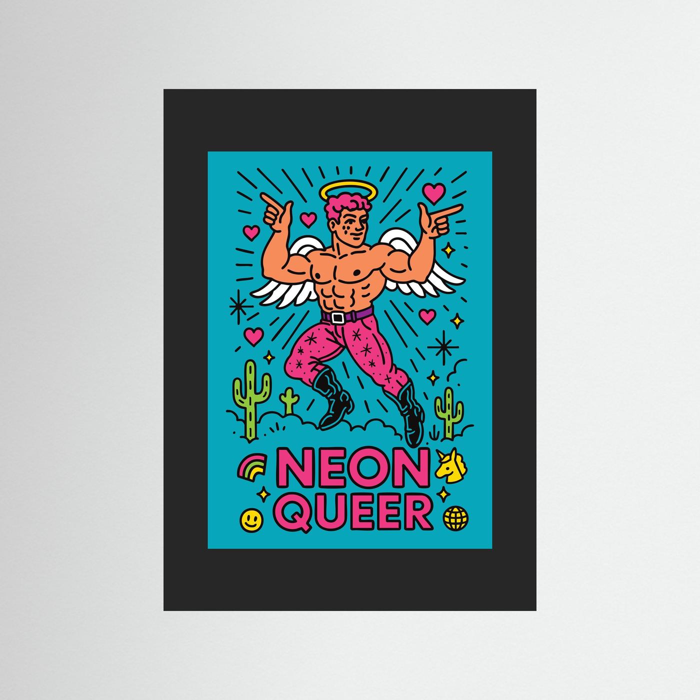 NeonQueer Angel | Fine Art Paper