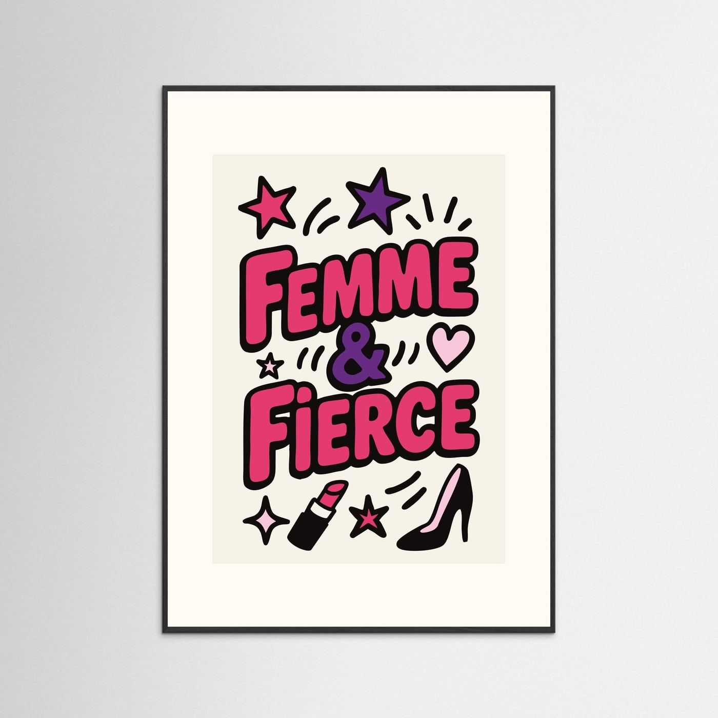 Femme & Fierce | Fine Art Paper