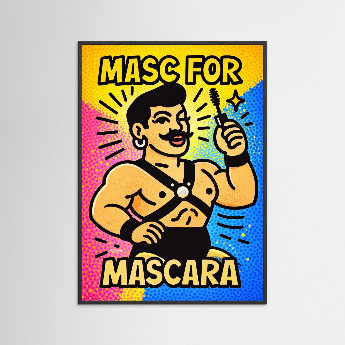 Masc for Mascara (Halftone Ver.) | Fine Art Paper