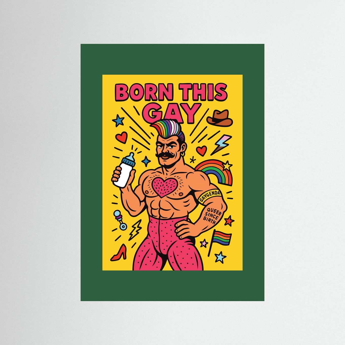 Born This Gay | Fine Art Paper