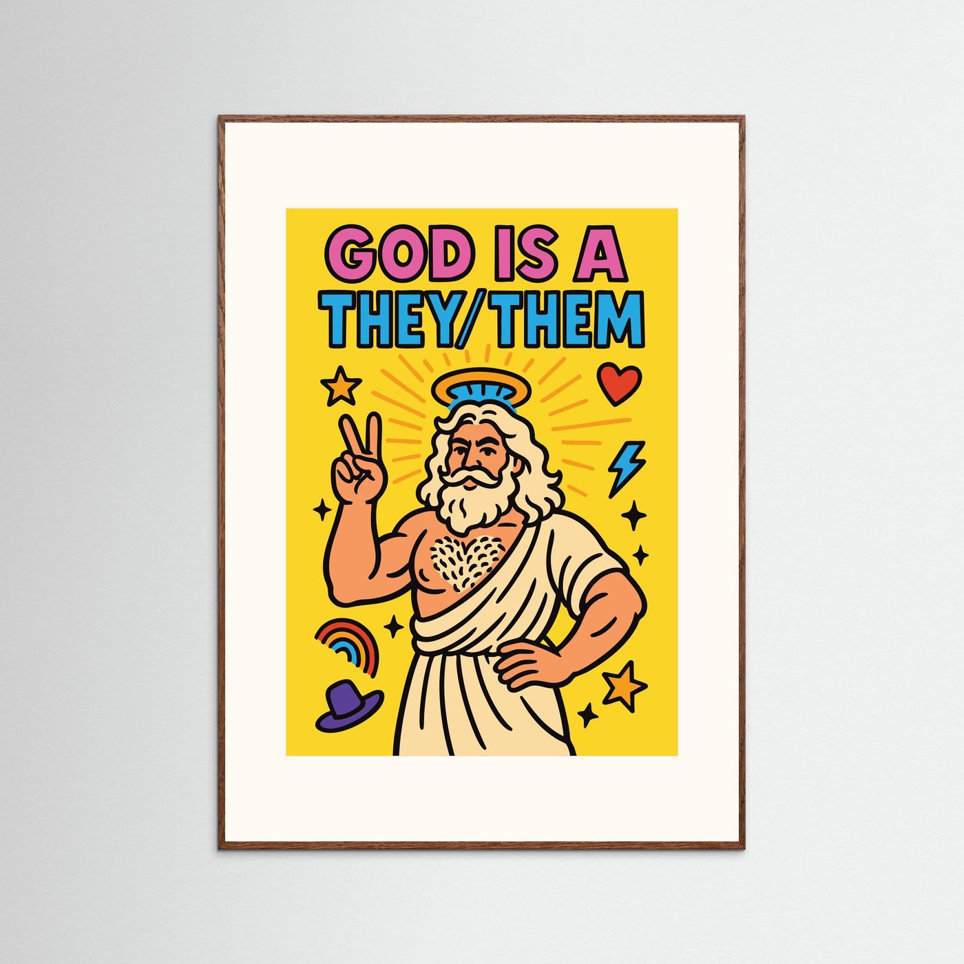 God is a They/Them | Fine Art Paper