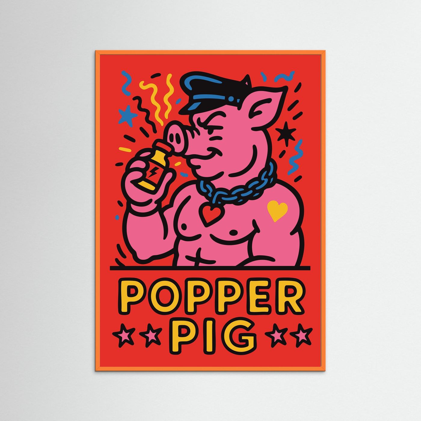 Popper Pig | Fine Art Paper