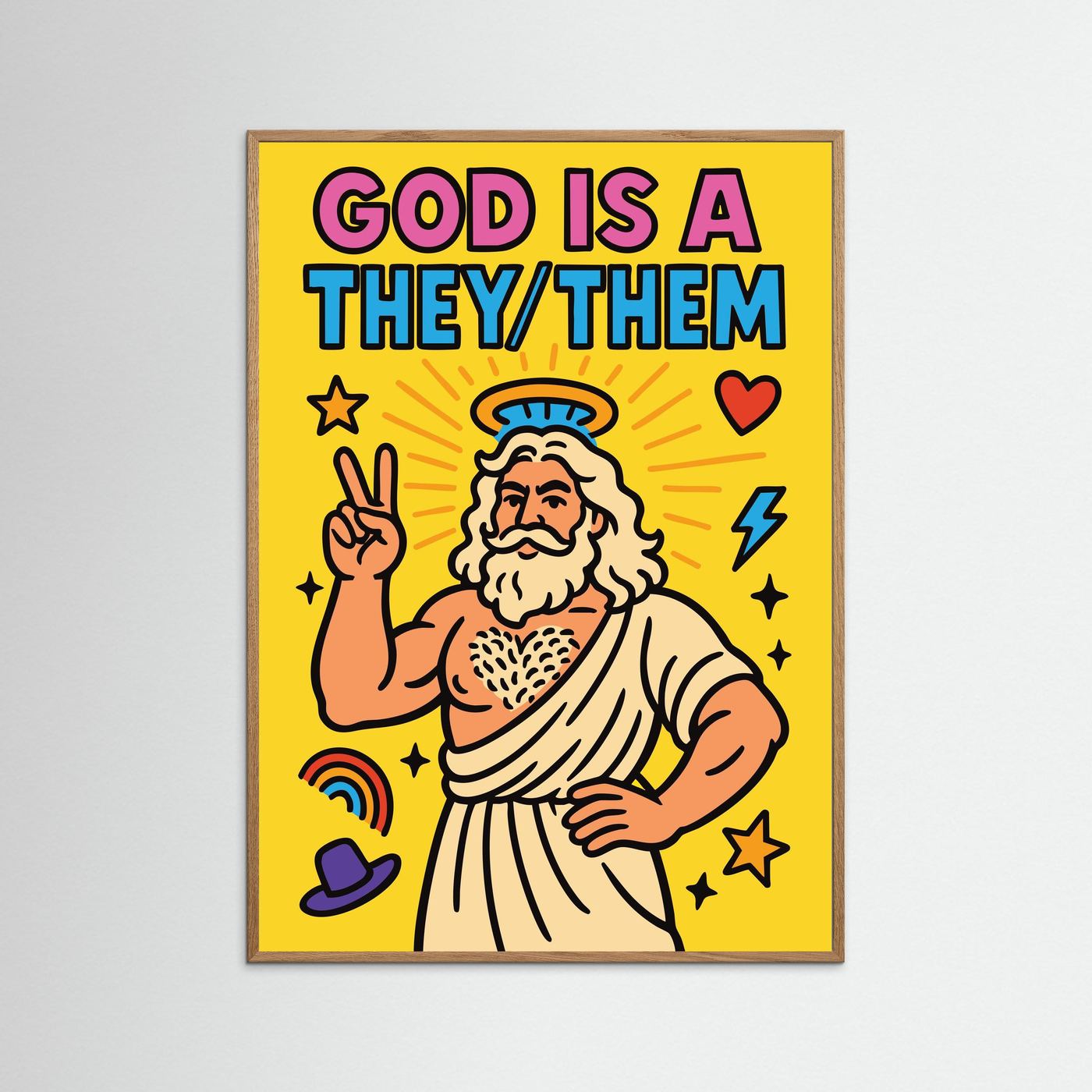 God is a They/Them | Fine Art Paper
