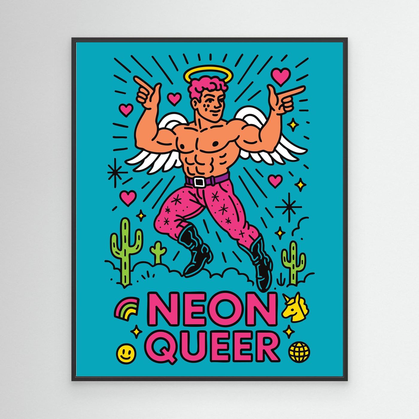 NeonQueer Angel | Canvas