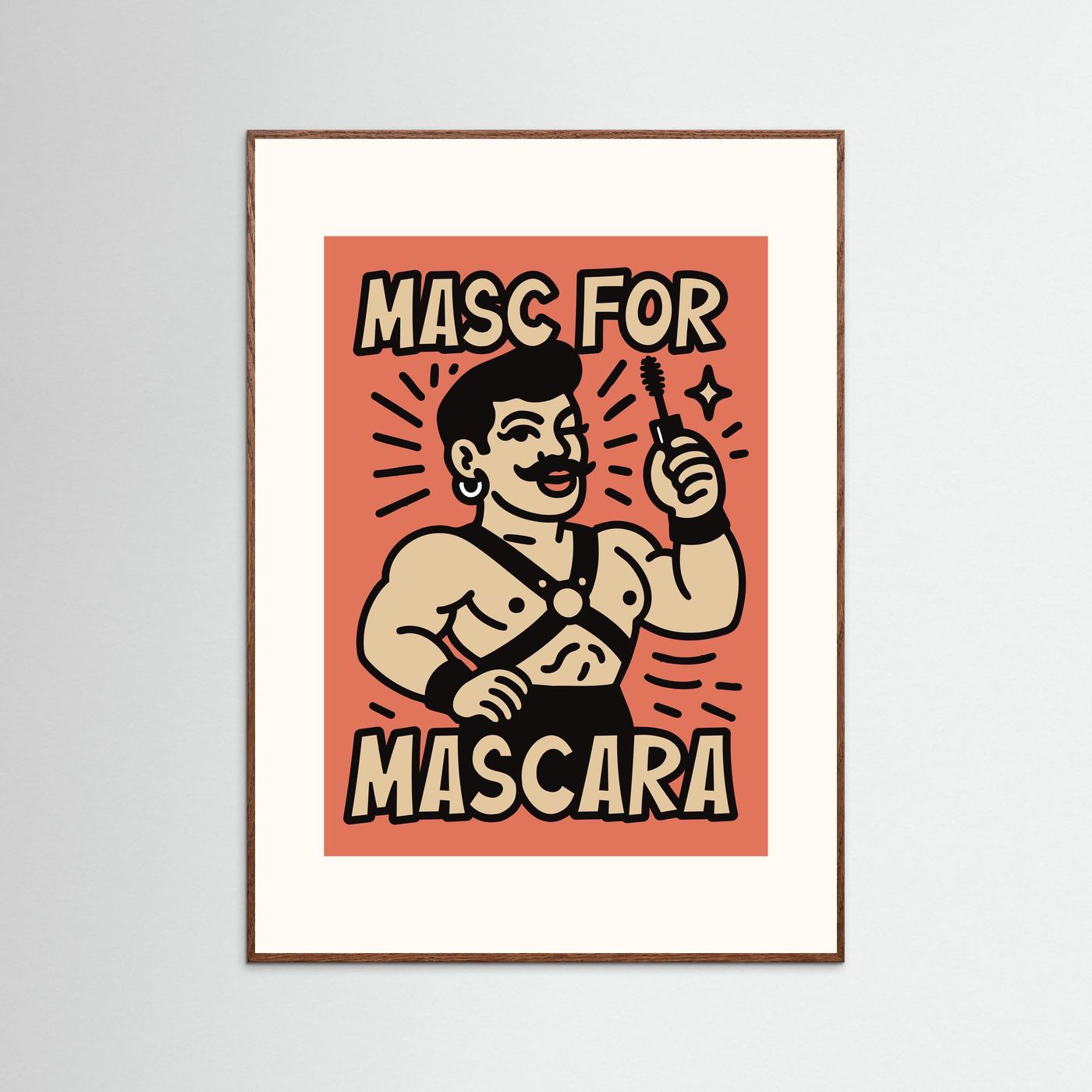 Masc for Mascara | Fine Art Paper