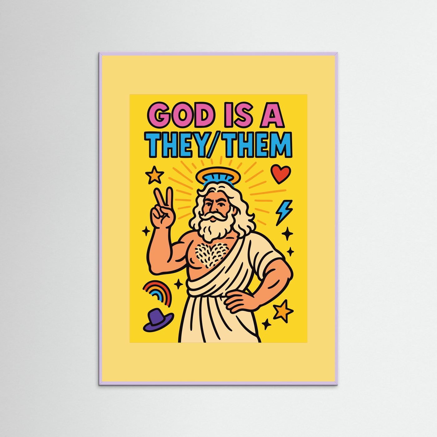 God is a They/Them | Fine Art Paper