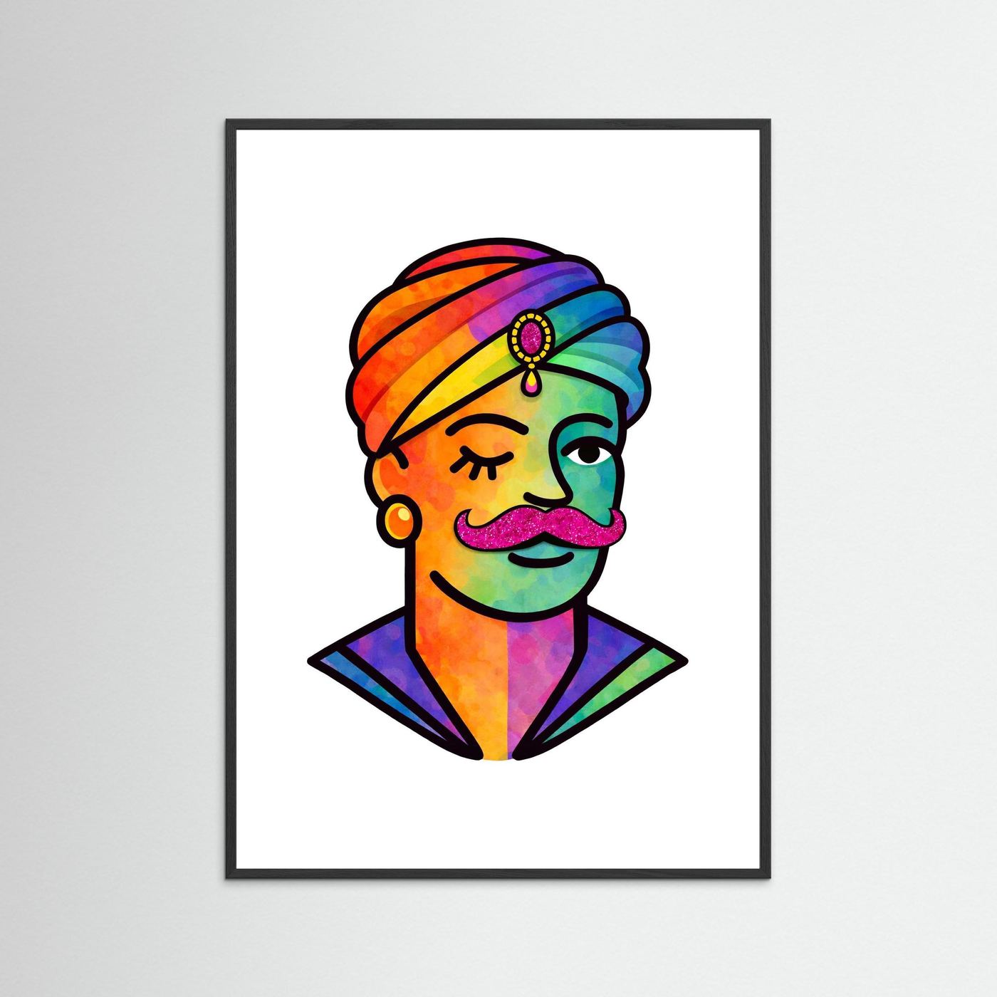 Proud Portraits: Turban Chic | Fine Art Paper