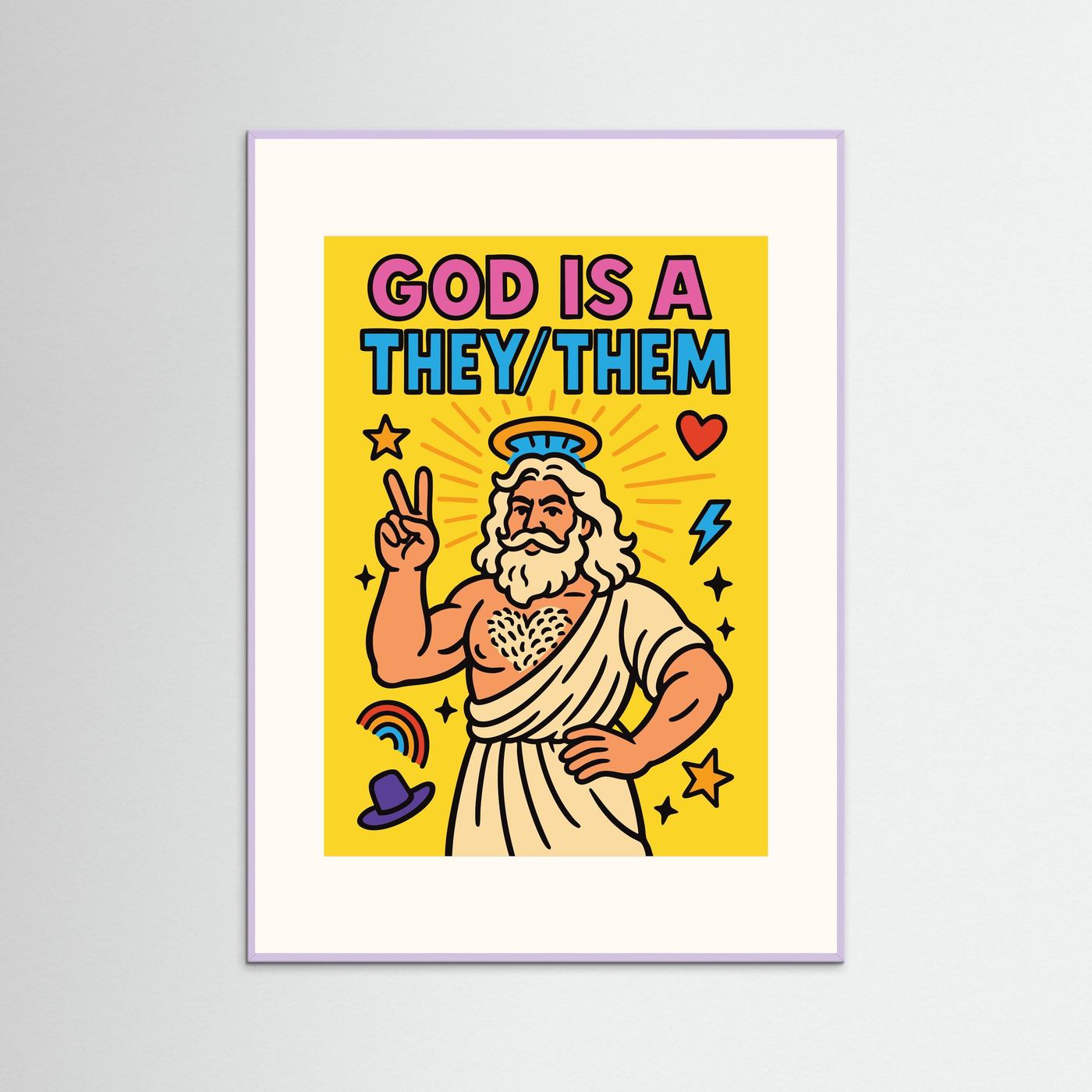 God is a They/Them | Fine Art Paper