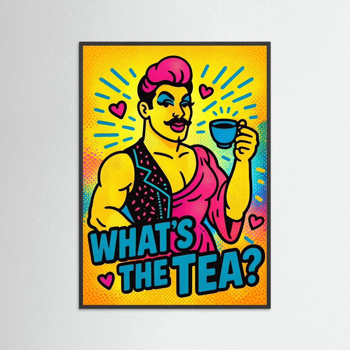 What's The Tea? (Halftone Ver.) | Fine Art Paper