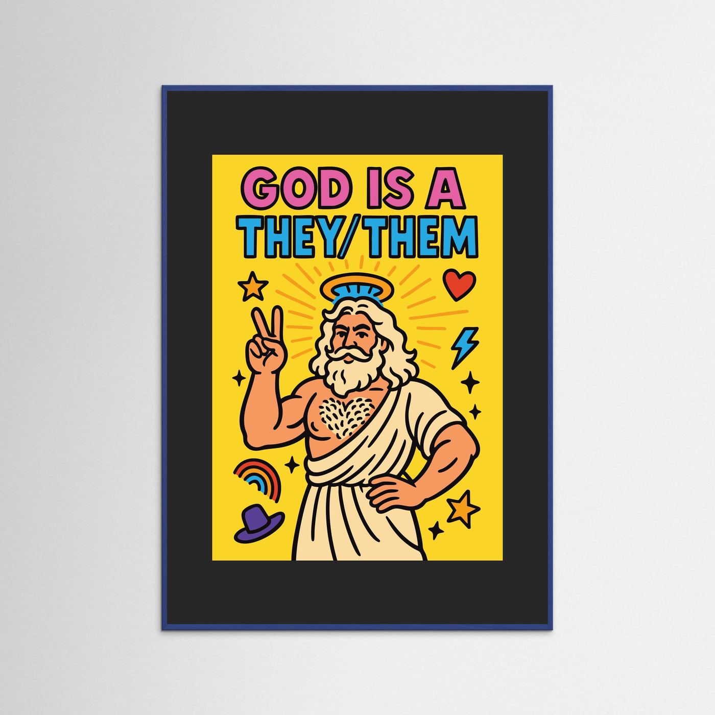 God is a They/Them | Fine Art Paper