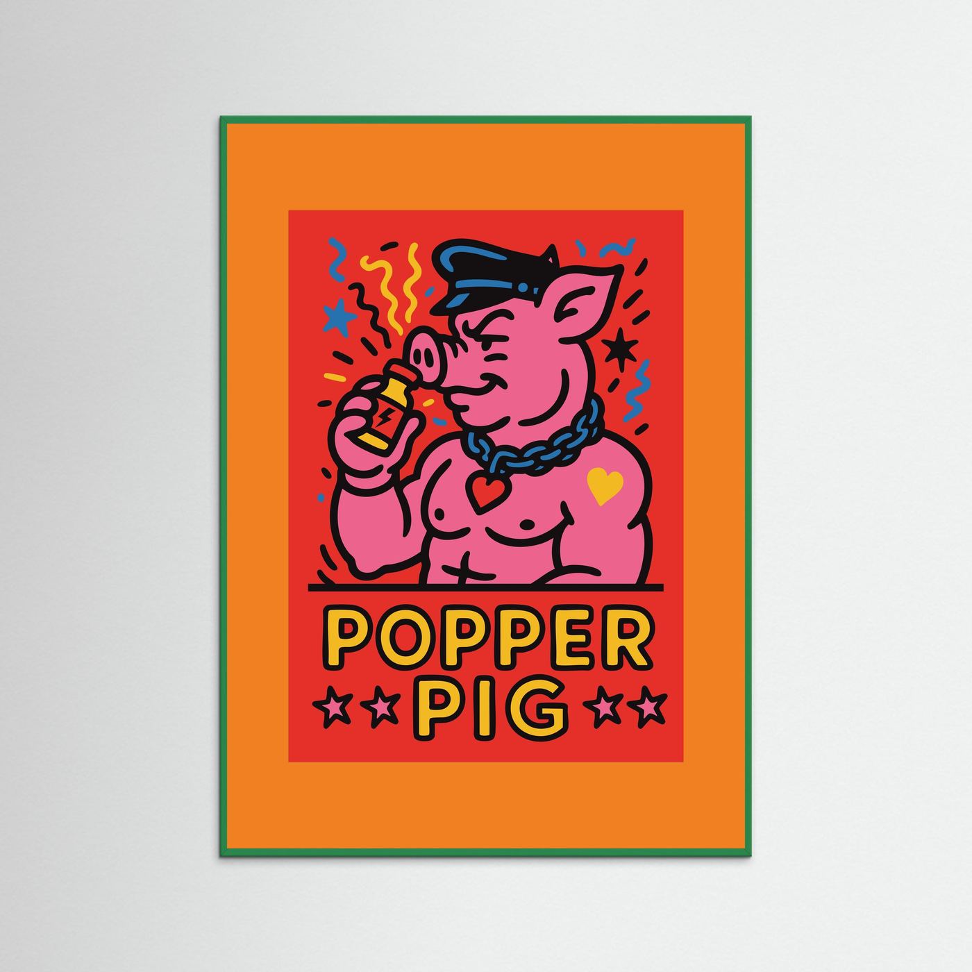Popper Pig | Fine Art Paper