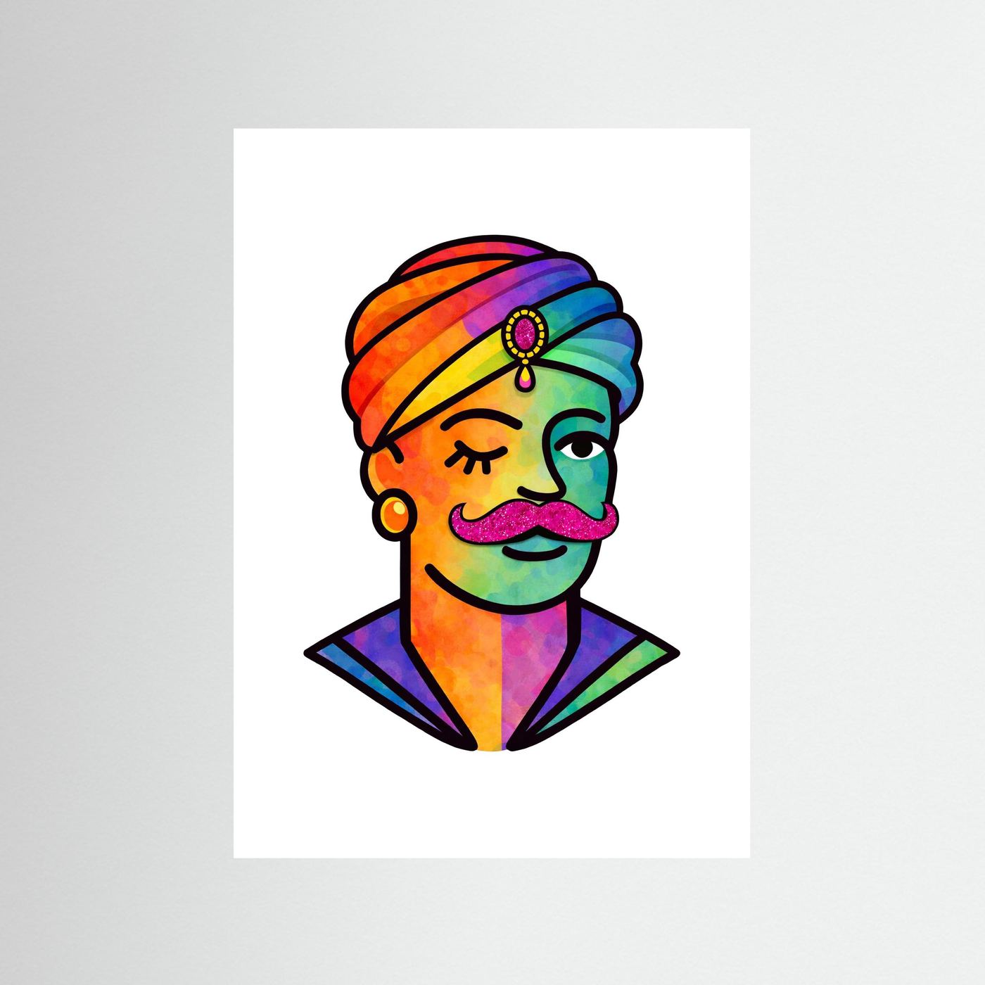 Proud Portraits: Turban Chic | Fine Art Paper