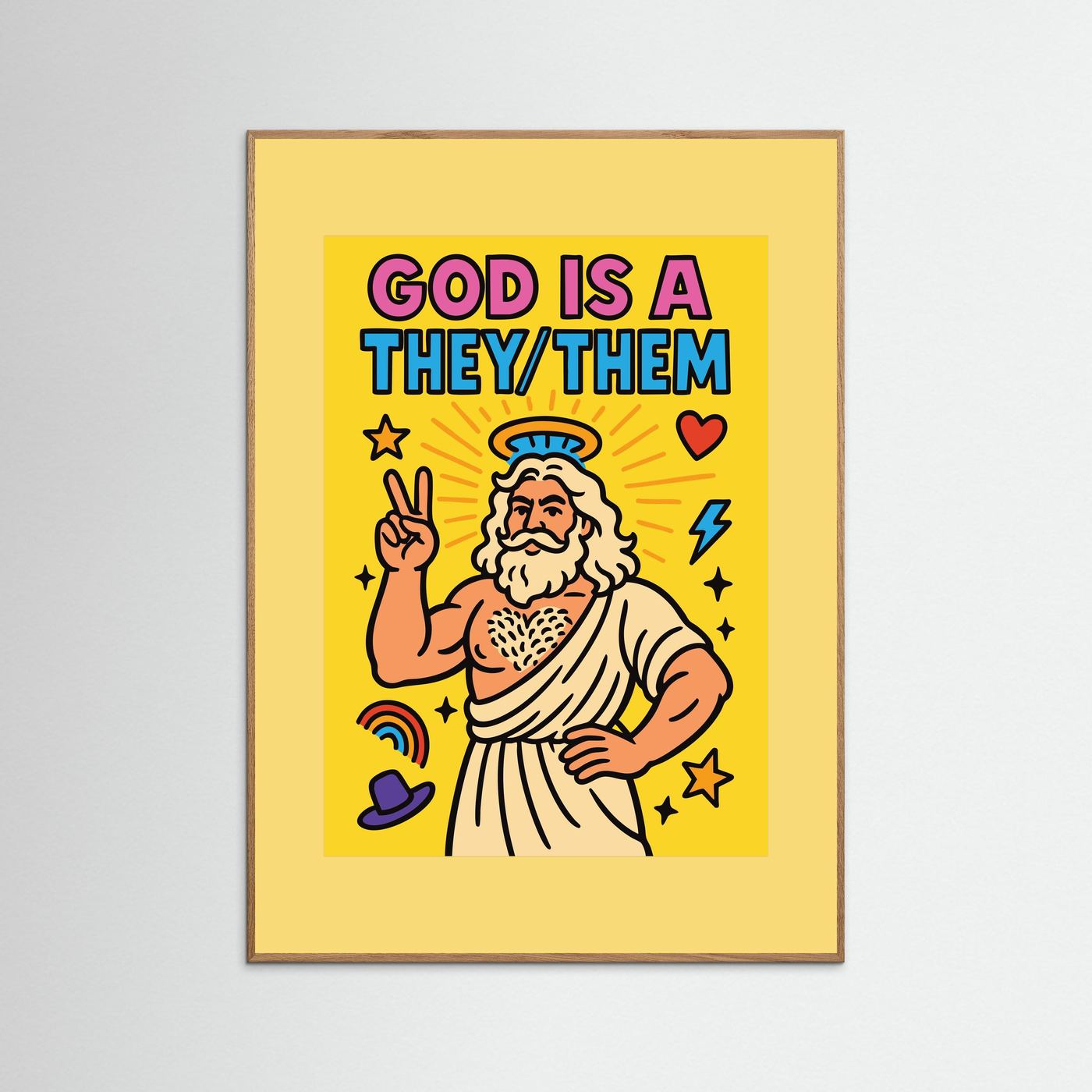 God is a They/Them | Fine Art Paper