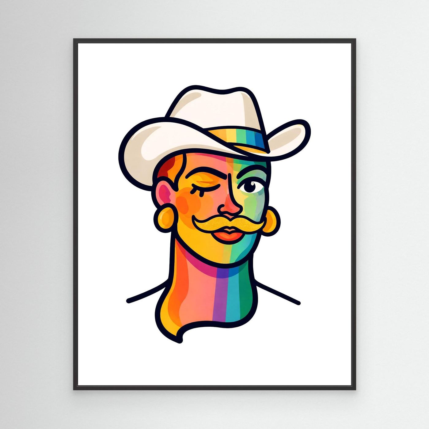 Proud Portraits: Cowboy | Canvas