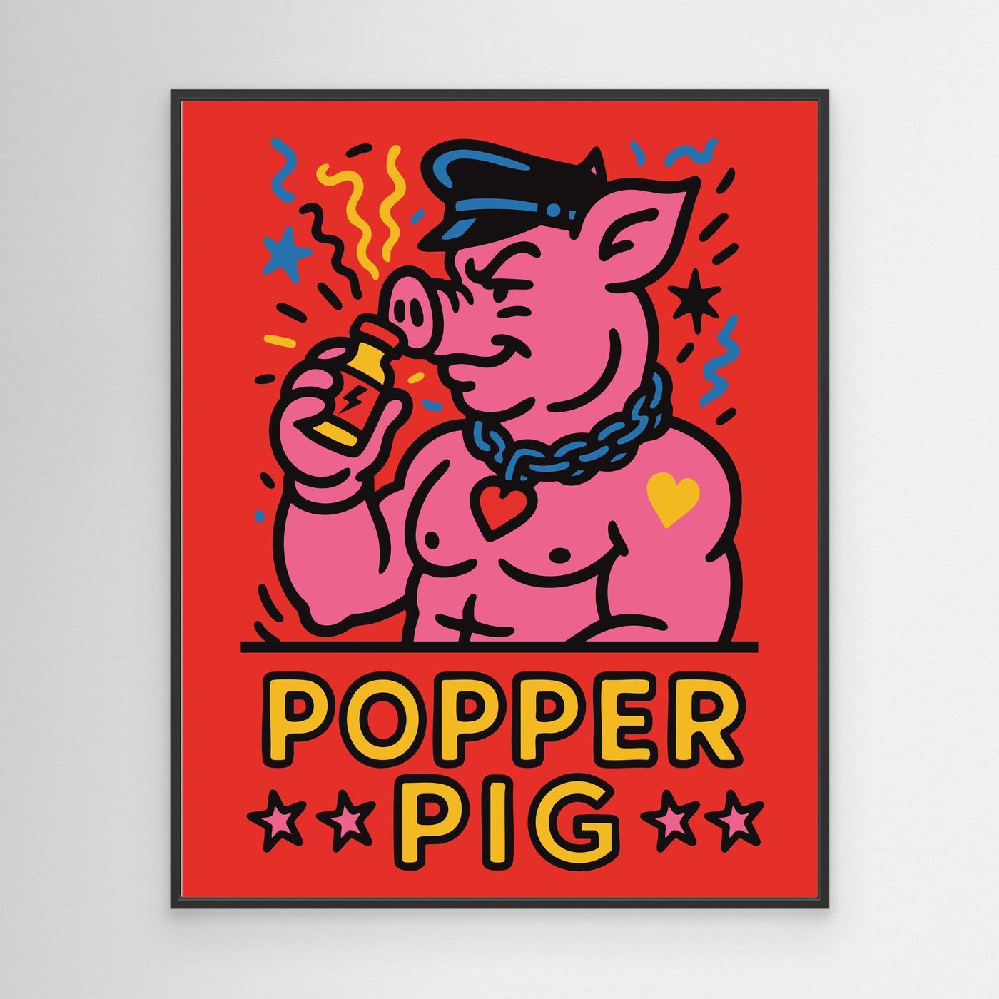 Popper Pig | Canvas
