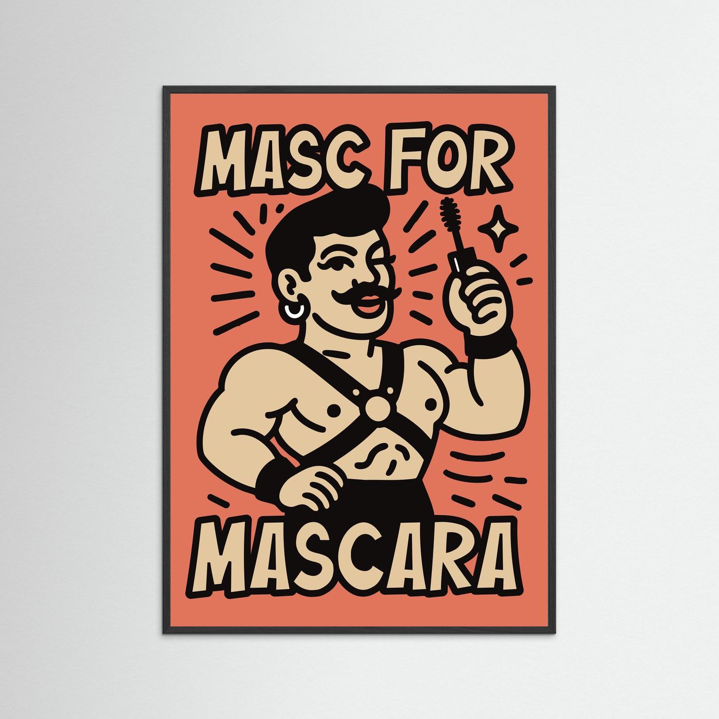Masc for Mascara | Fine Art Paper