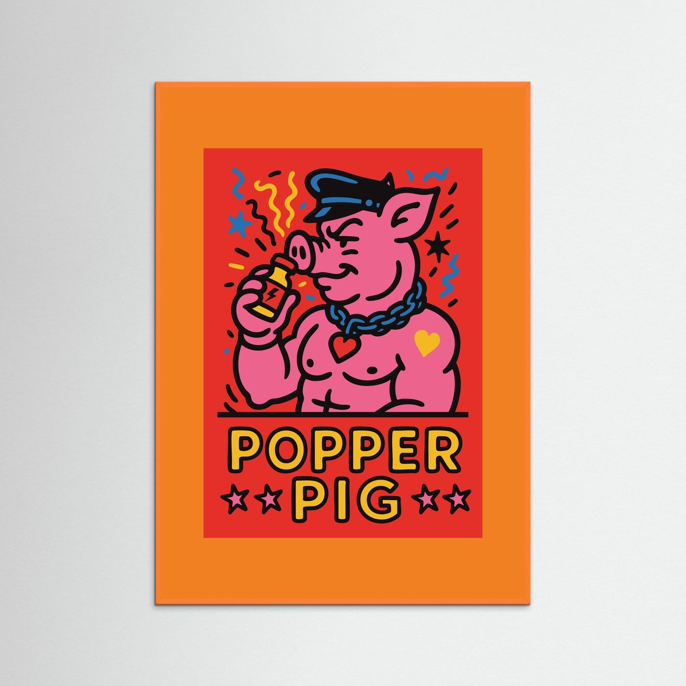 Popper Pig | Fine Art Paper