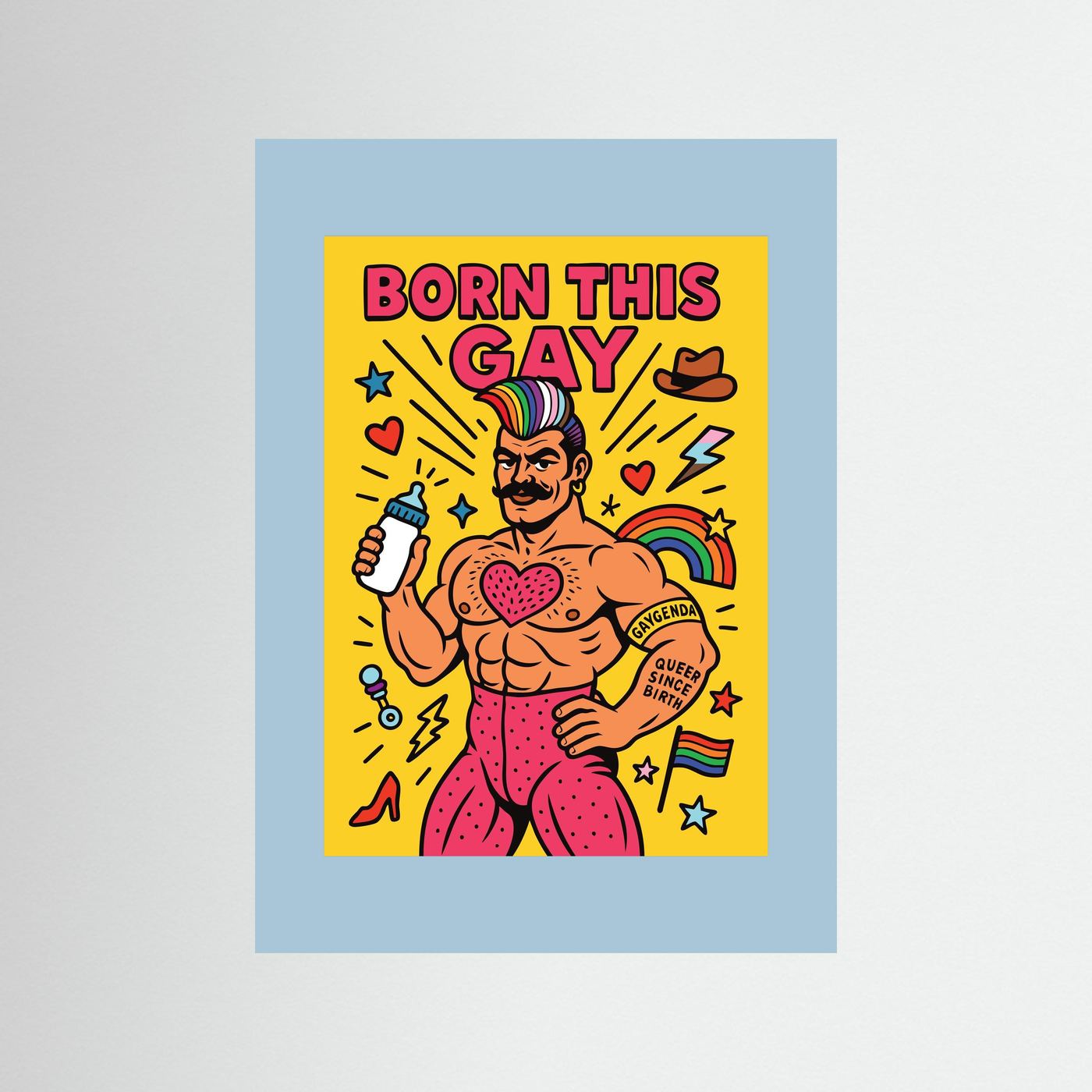 Born This Gay | Fine Art Paper