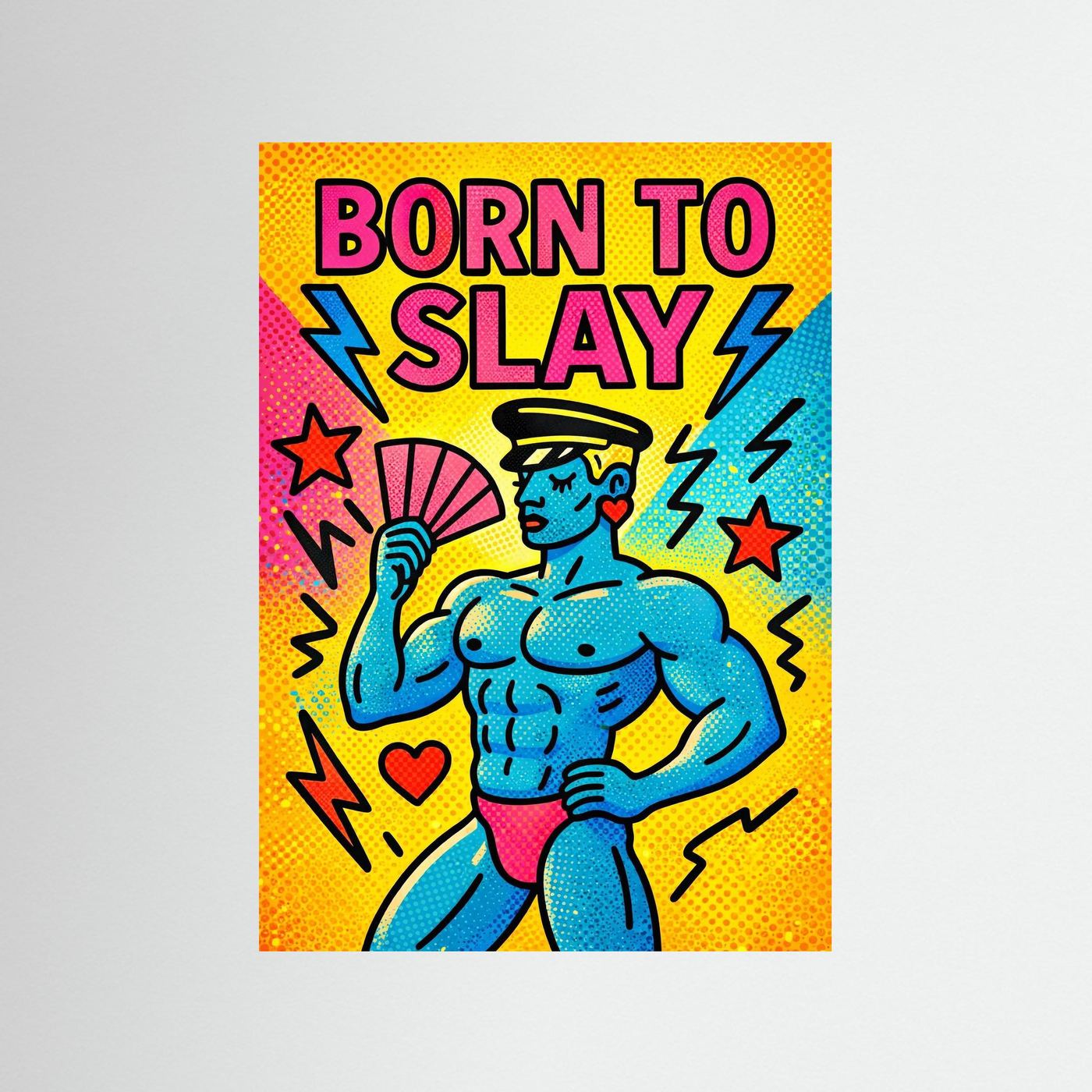 Born to Slay (Halftone Ver.) | Fine Art Paper