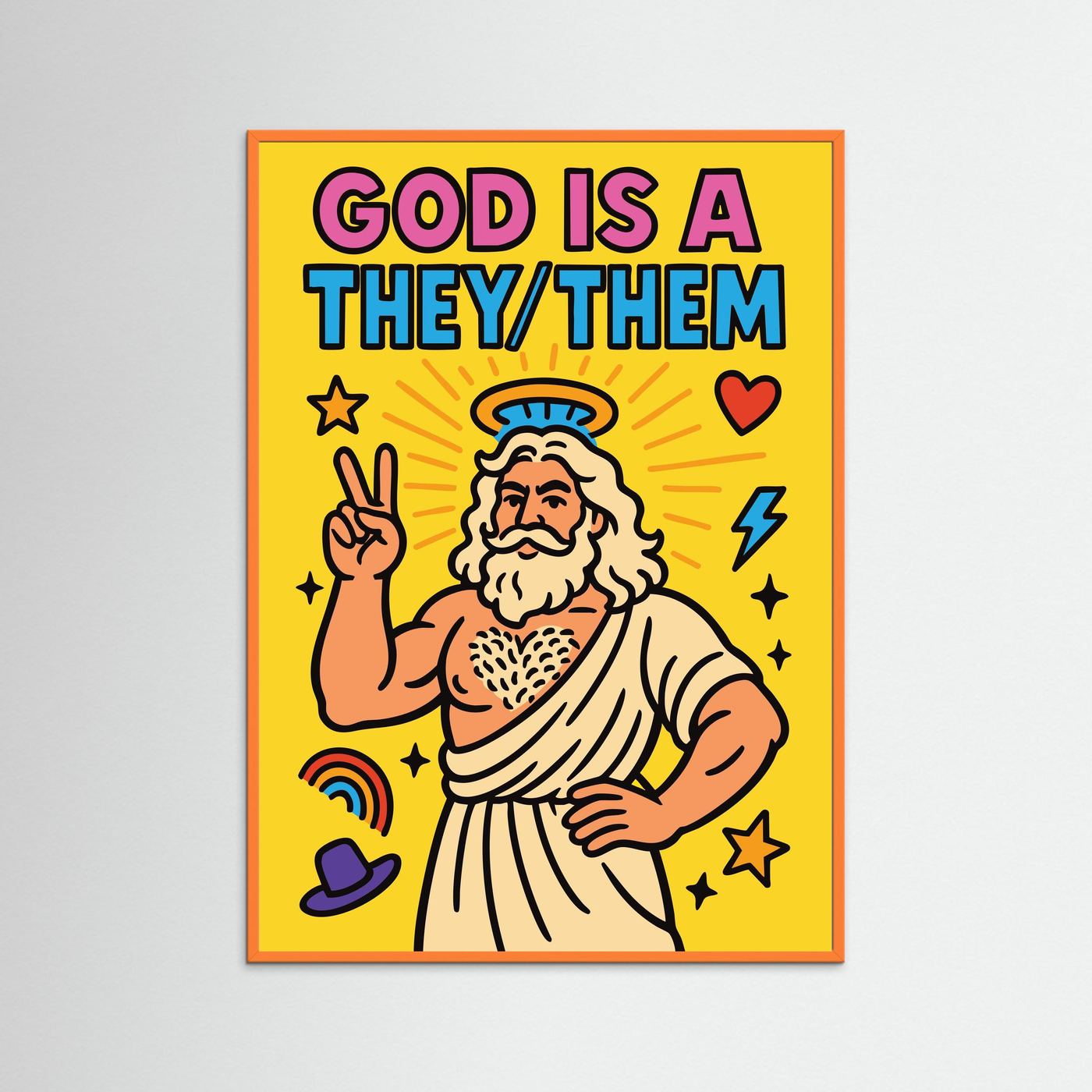 God is a They/Them | Fine Art Paper