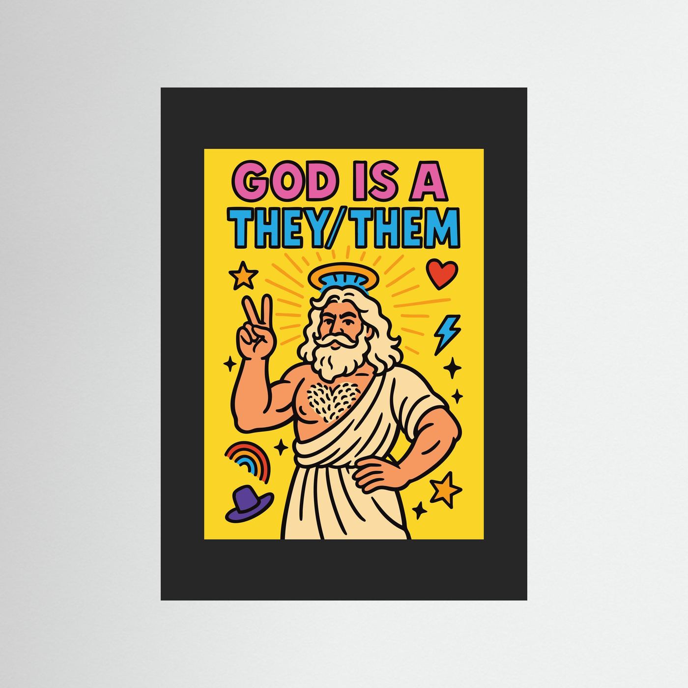 God is a They/Them | Fine Art Paper